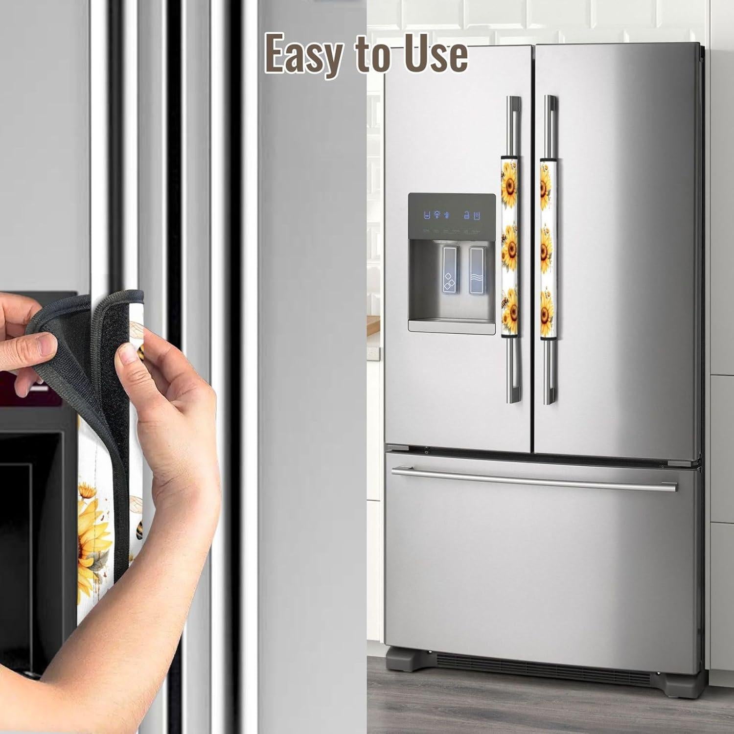 Cubiertas de Mango de Refrigerador Edafol 2 Pcs Antideslizantes