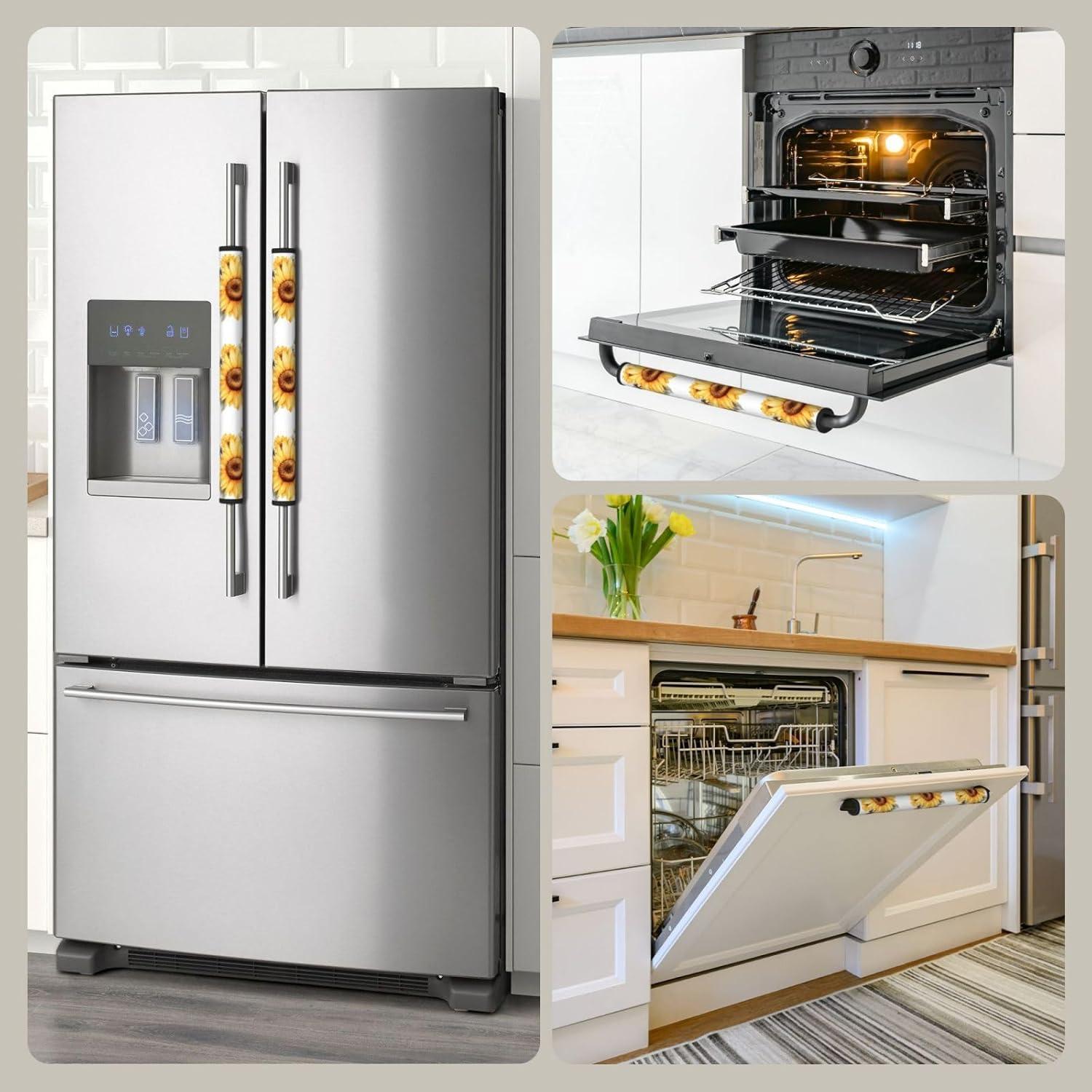 Cubiertas de Mango de Refrigerador Edafol 2 Pcs Antideslizantes