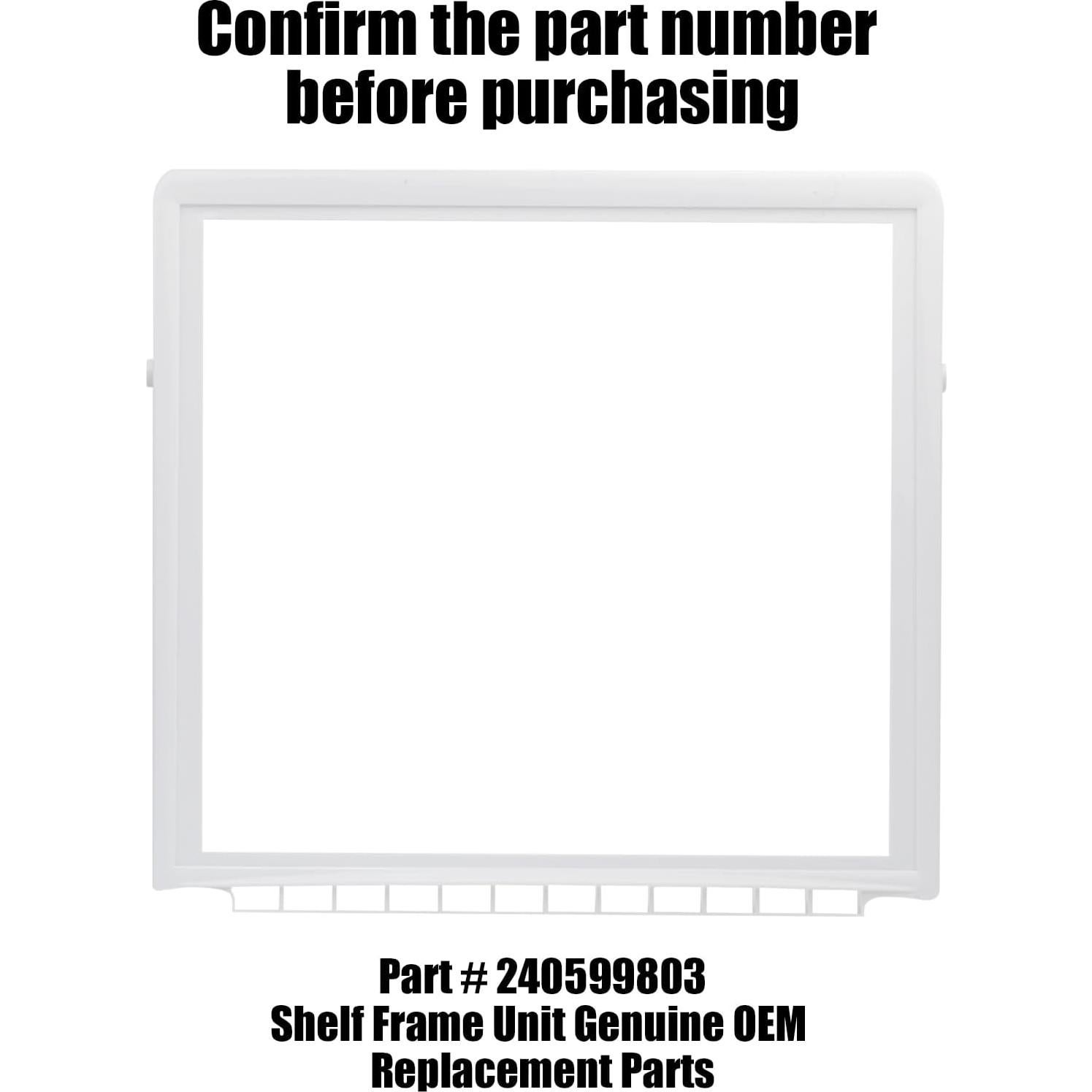 Marco de estante de refrigerador SZHY-LINK 240599803 Crisper