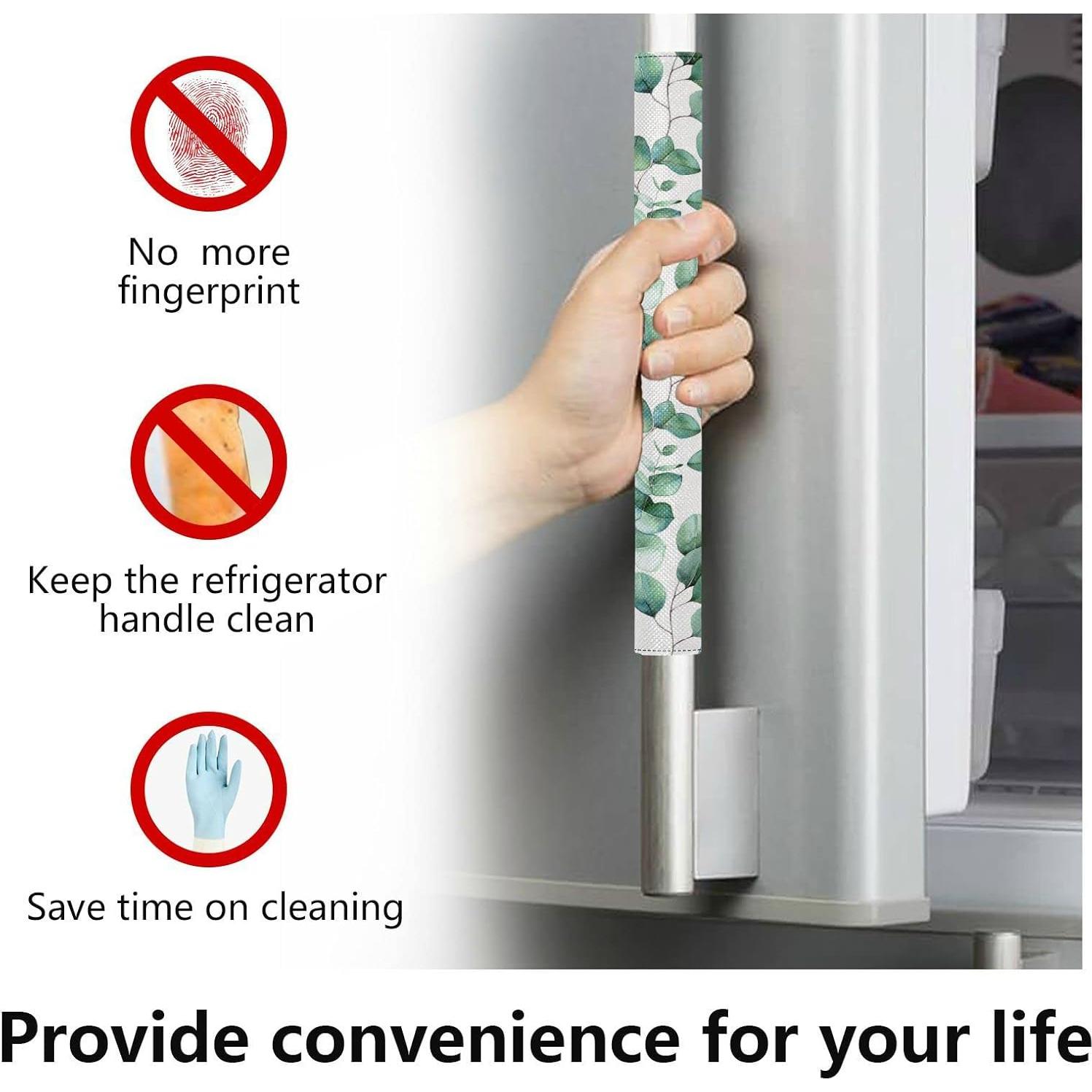 Cubiertas de Mango Dussdil para Refrigerador - Juego de 2