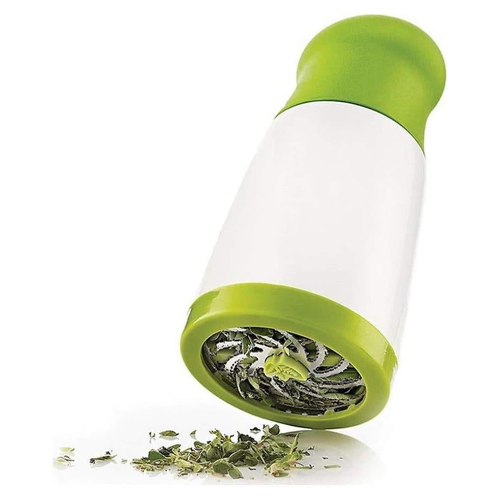 Picadora de Hierbas Manual Drhob - Acero Inoxidable, 17x6x7.3cm