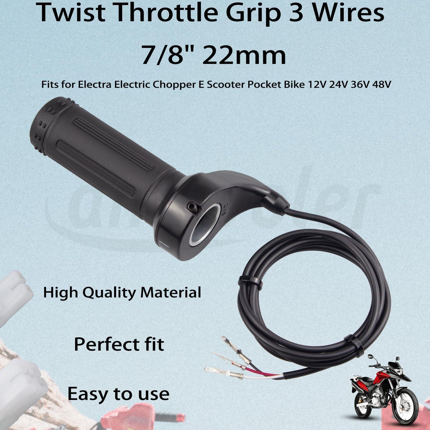 Agarre de Acelerador de Giro Amavoler 22mm para Scooter Eléctrico