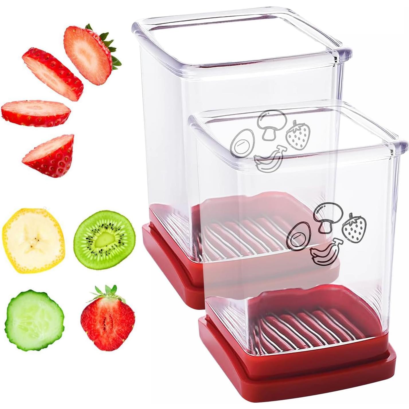 Juego de Cortadores de Frutas y Verduras Cielasis - 2 Piezas