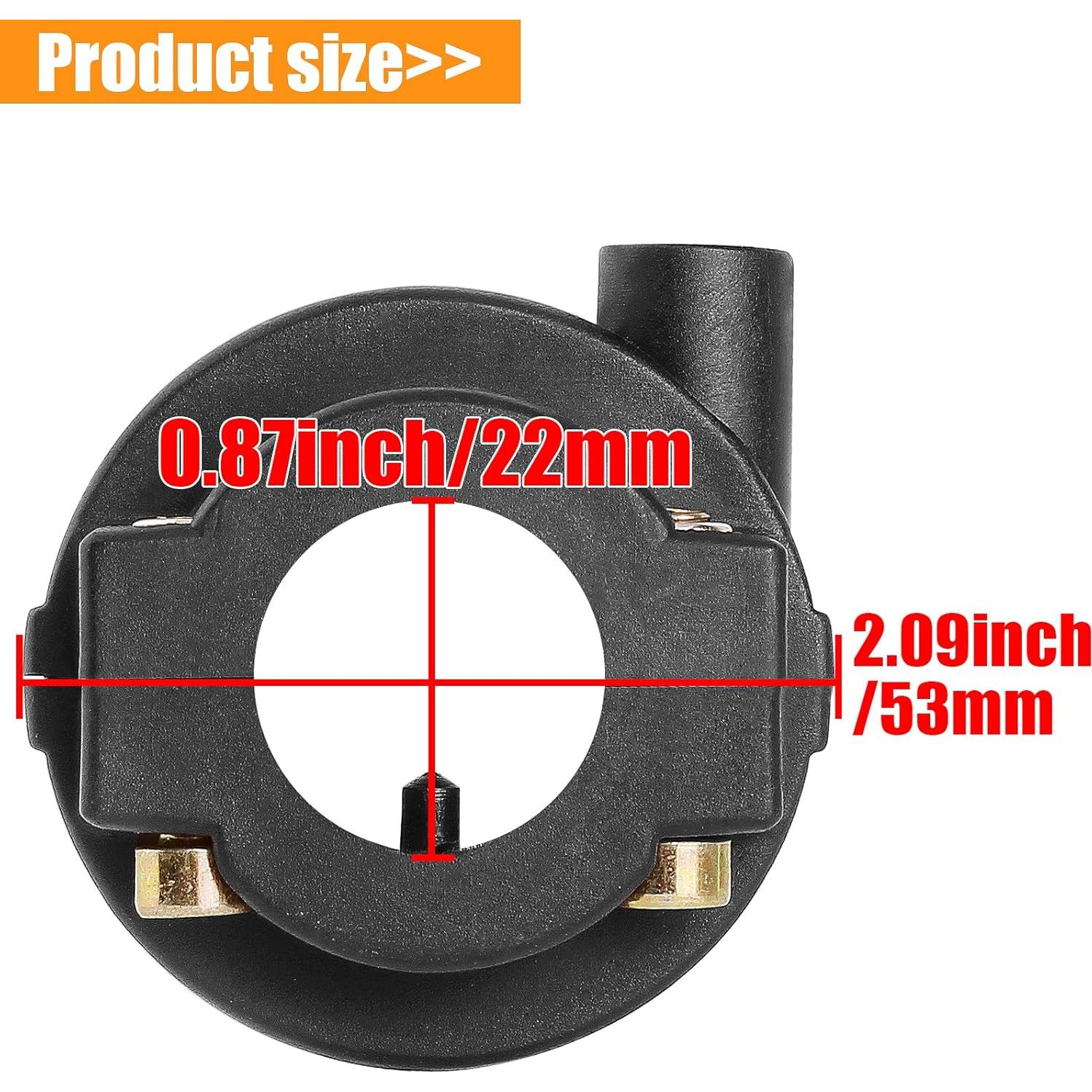 Carcasa Acelerador QAZAKY 2 Pcs 22mm para Motos 49cc-250cc