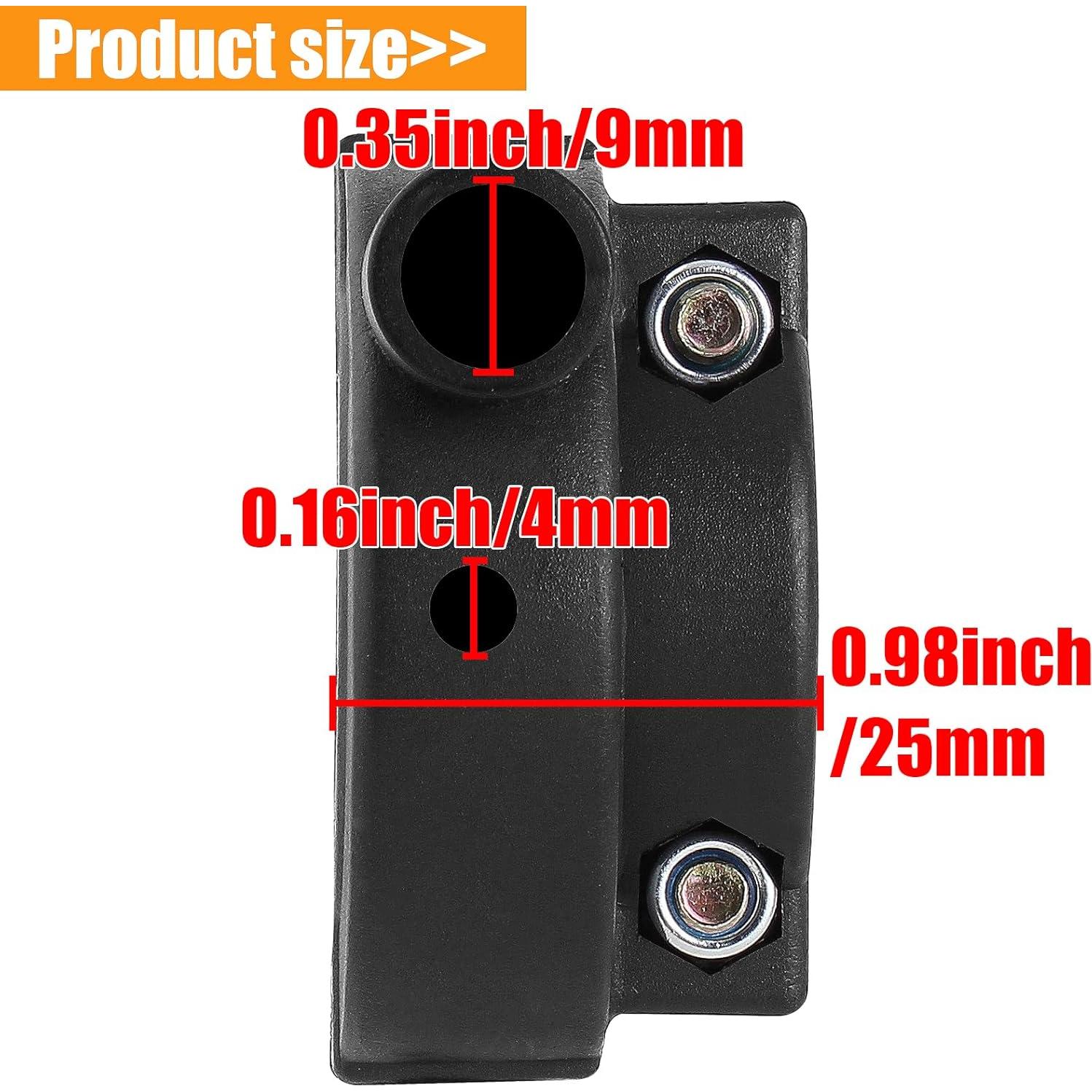 Carcasa Acelerador QAZAKY 2 Pcs 22mm para Motos 49cc-250cc