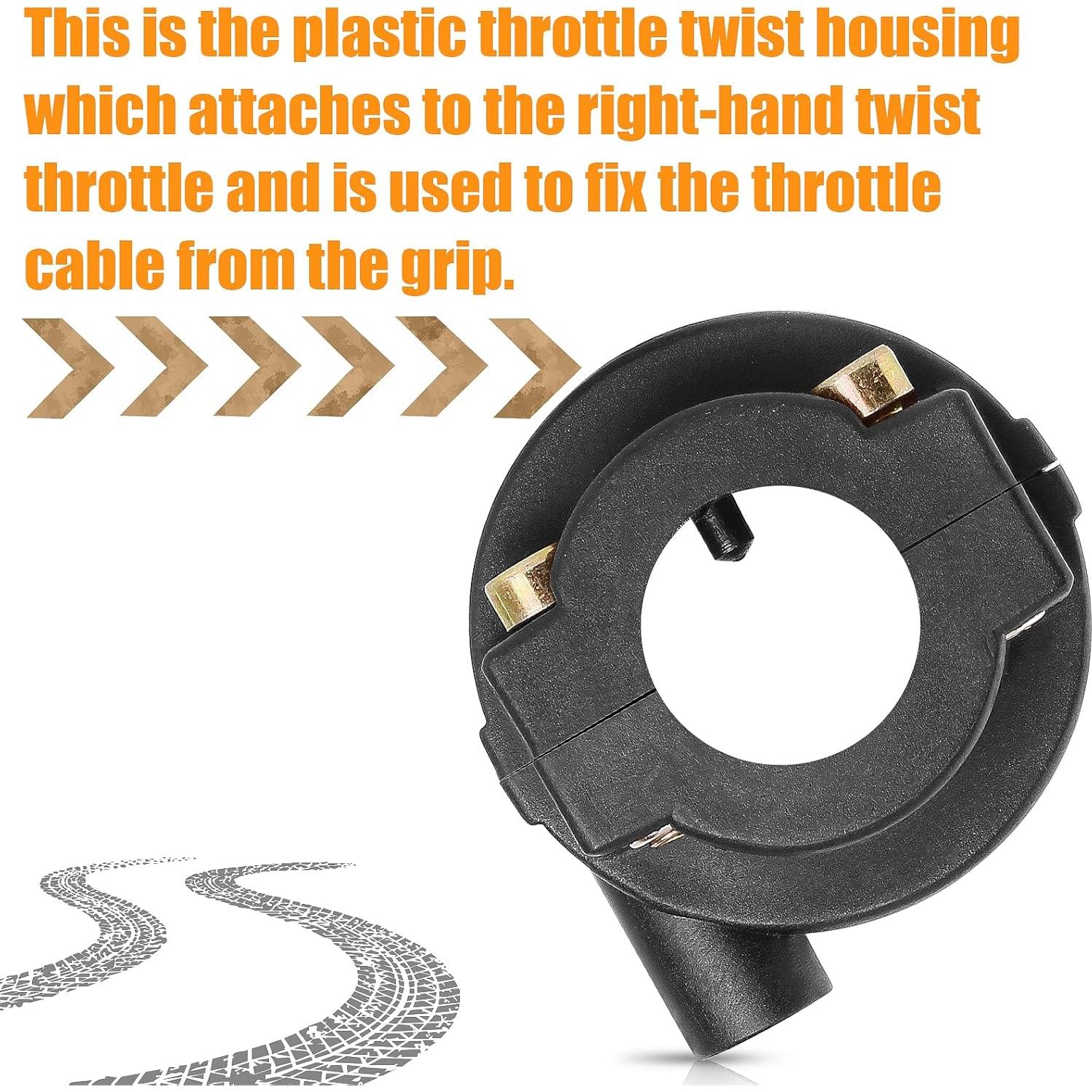 Carcasa Acelerador QAZAKY 2 Pcs 22mm para Motos 49cc-250cc