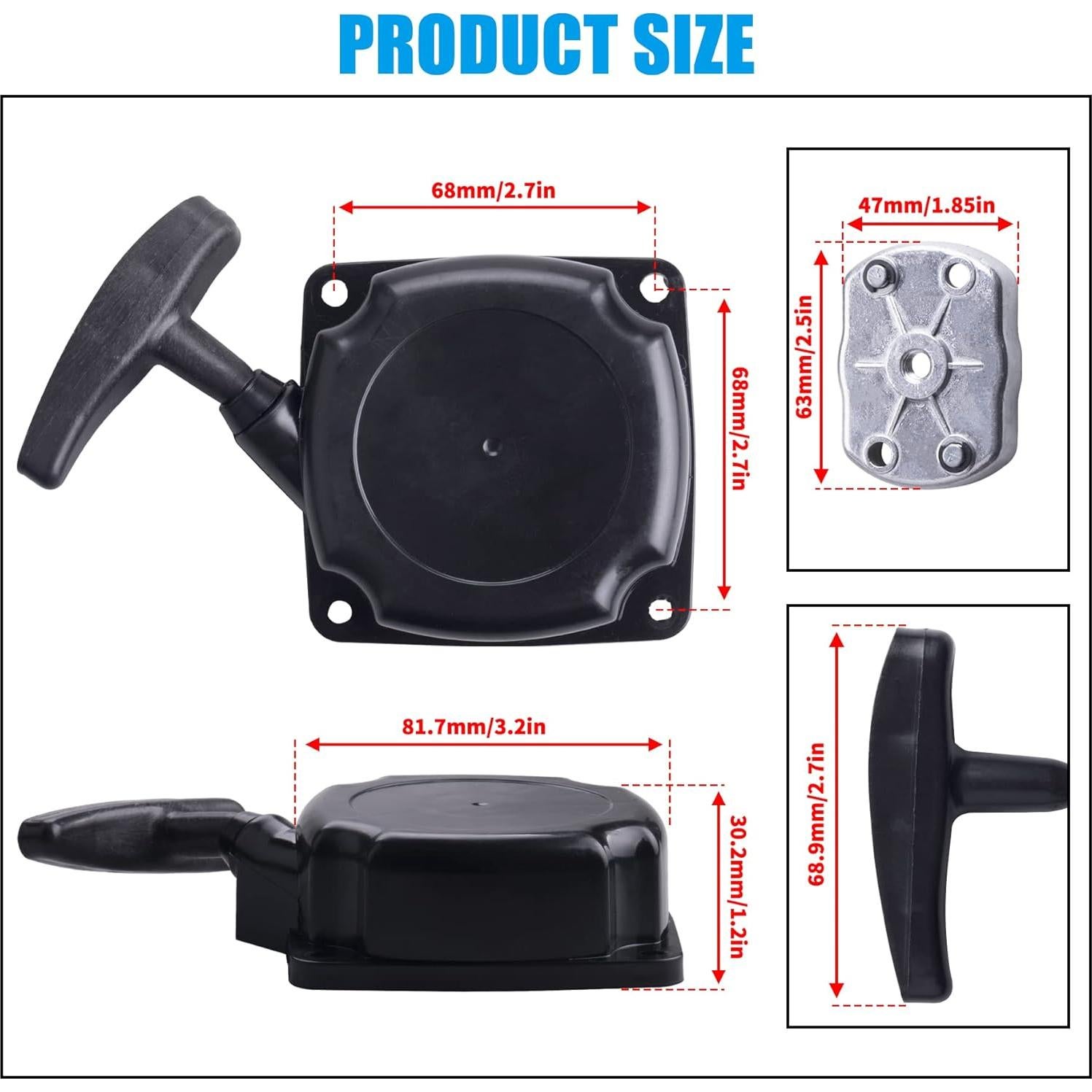 Starter de Tirón Recoil JINGKE para ATV y Bicicletas 43cc-50cc