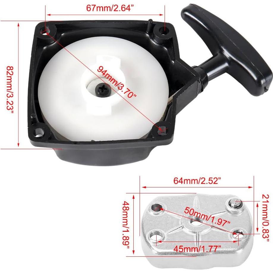 Recoil Starter Pull Start Genérico 2 Tiempos 33cc a 50cc