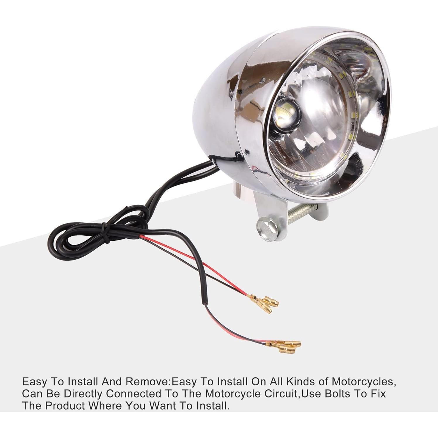 Faro Delantero GOOFIT 12V para Scooter ATV Chopper 3.5W