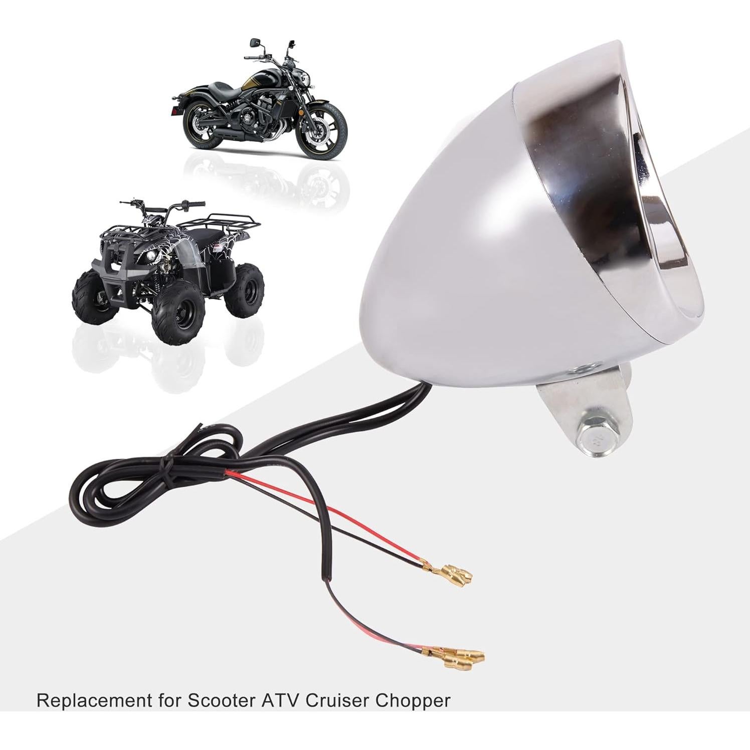 Faro Delantero GOOFIT 12V para Scooter ATV Chopper 3.5W