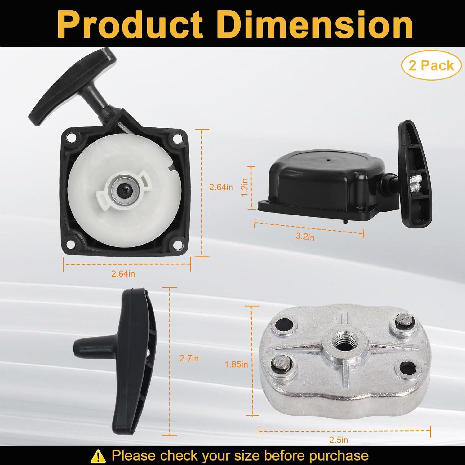 Arrancador de Tirón Recoil Gekufa 33cc para Scooters y ATVs