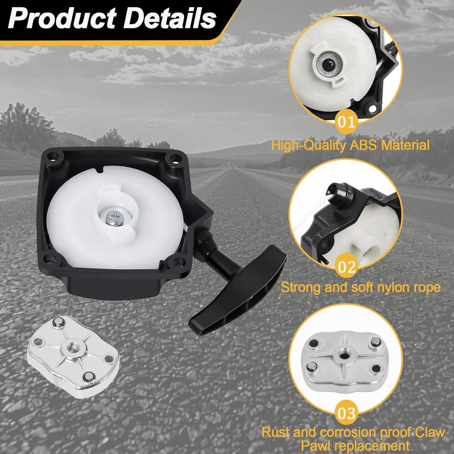 Arrancador de Tirón Recoil Gekufa 33cc para Scooters y ATVs