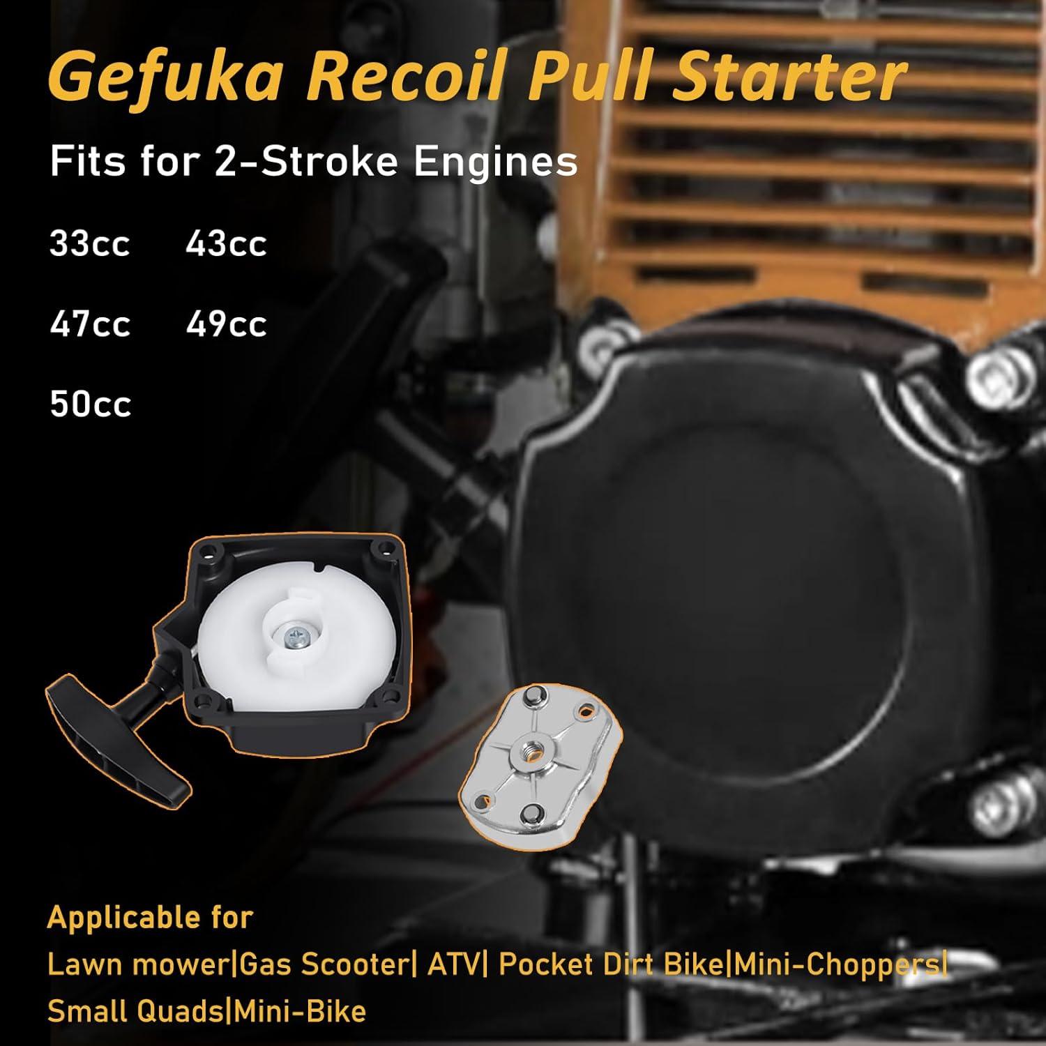 Arrancador de Tirón Recoil Gekufa 33cc para Scooters y ATVs