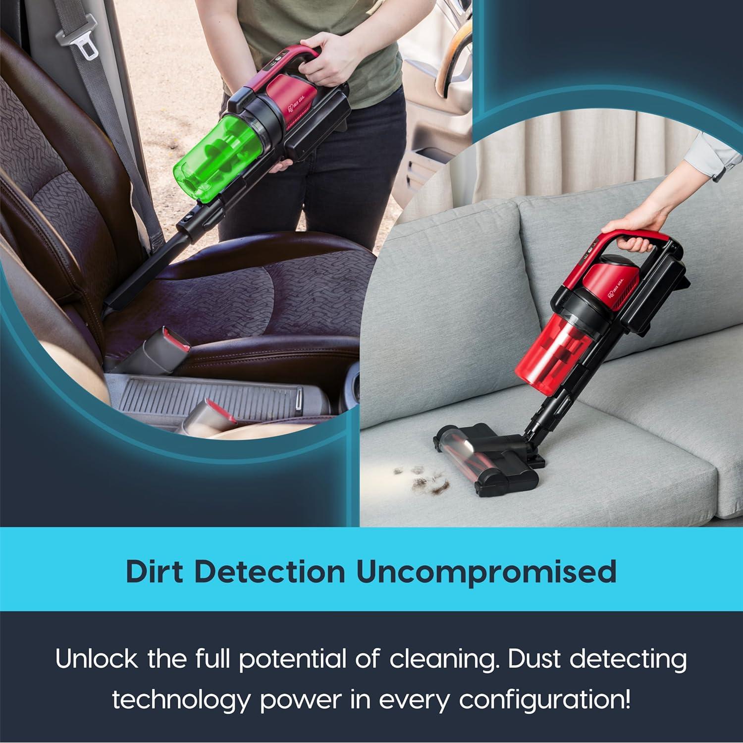 Aspiradora Sin Cable IRIS USA 540017 230W 50 Minutos Negro