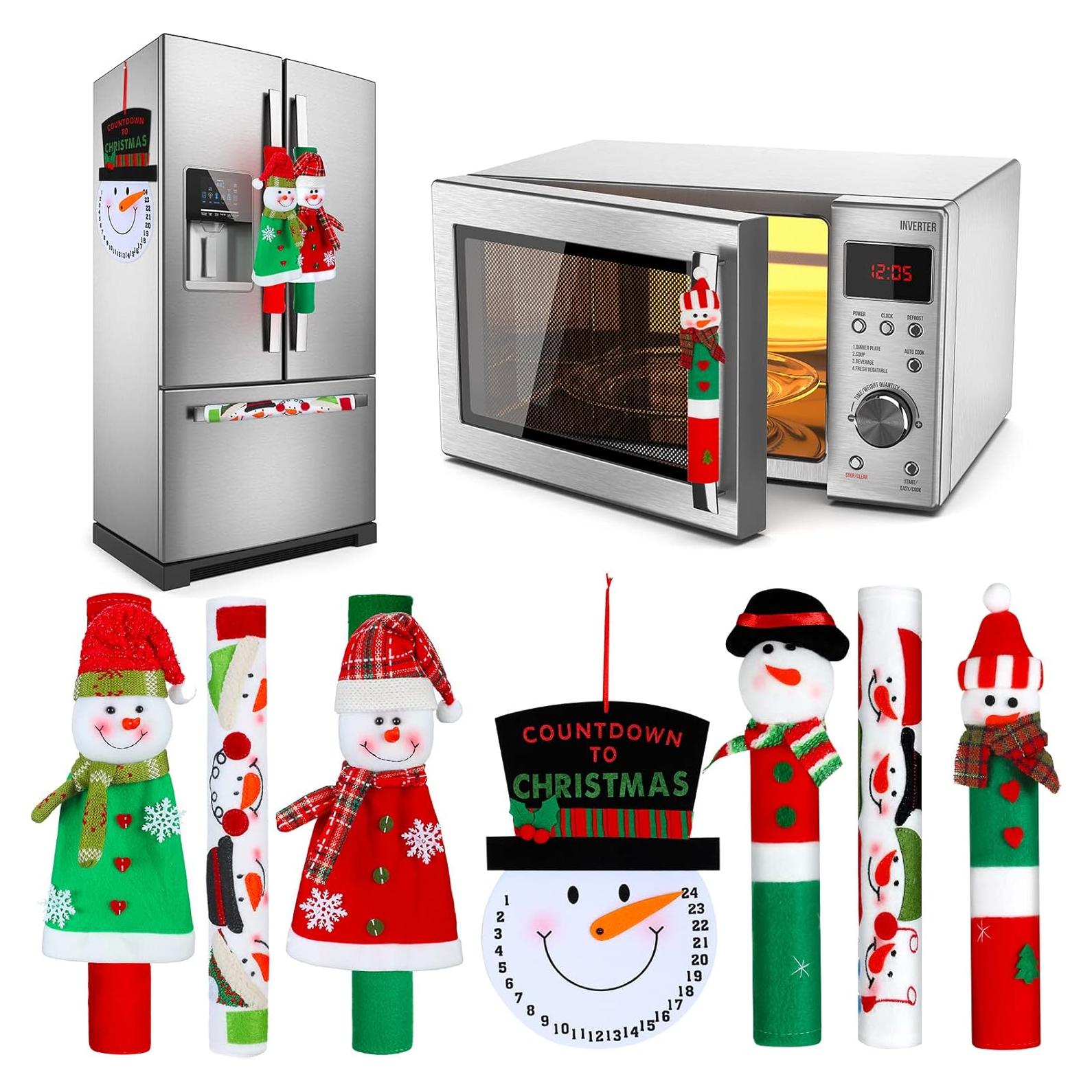 Conjunto de 7 Cubiertas de Manija de Navidad Gejoy