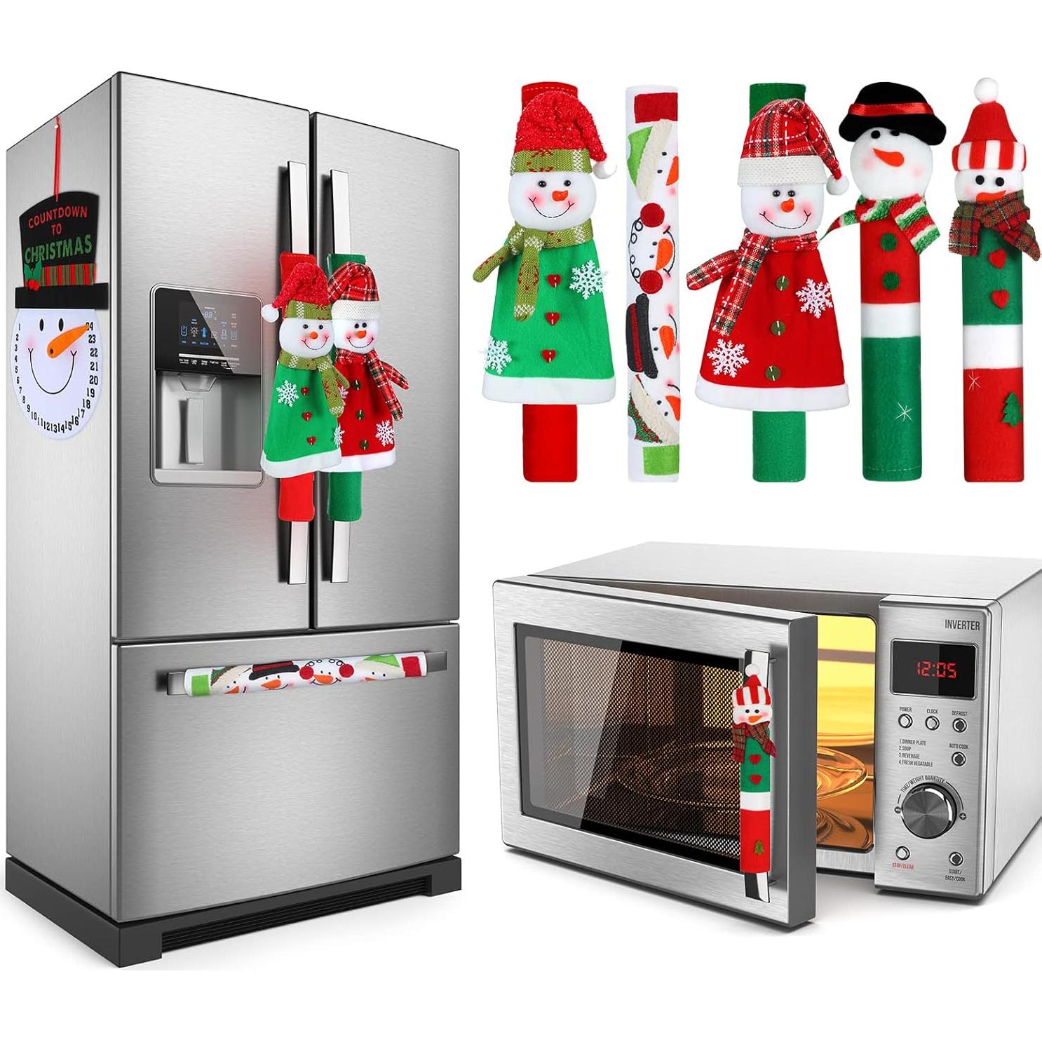 Conjunto de 7 Cubiertas de Manija de Navidad Gejoy