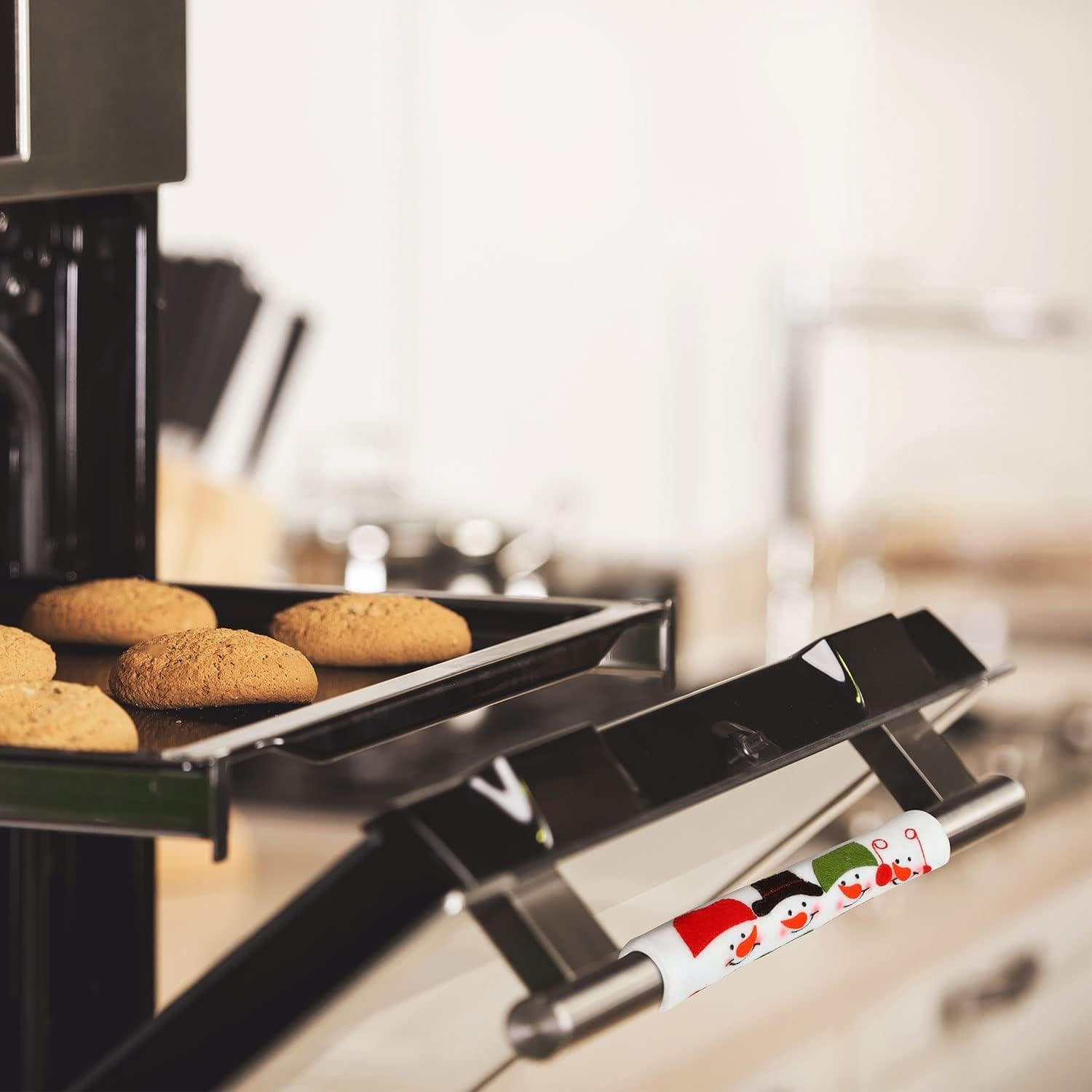 Conjunto de 7 Cubiertas de Manija de Navidad Gejoy