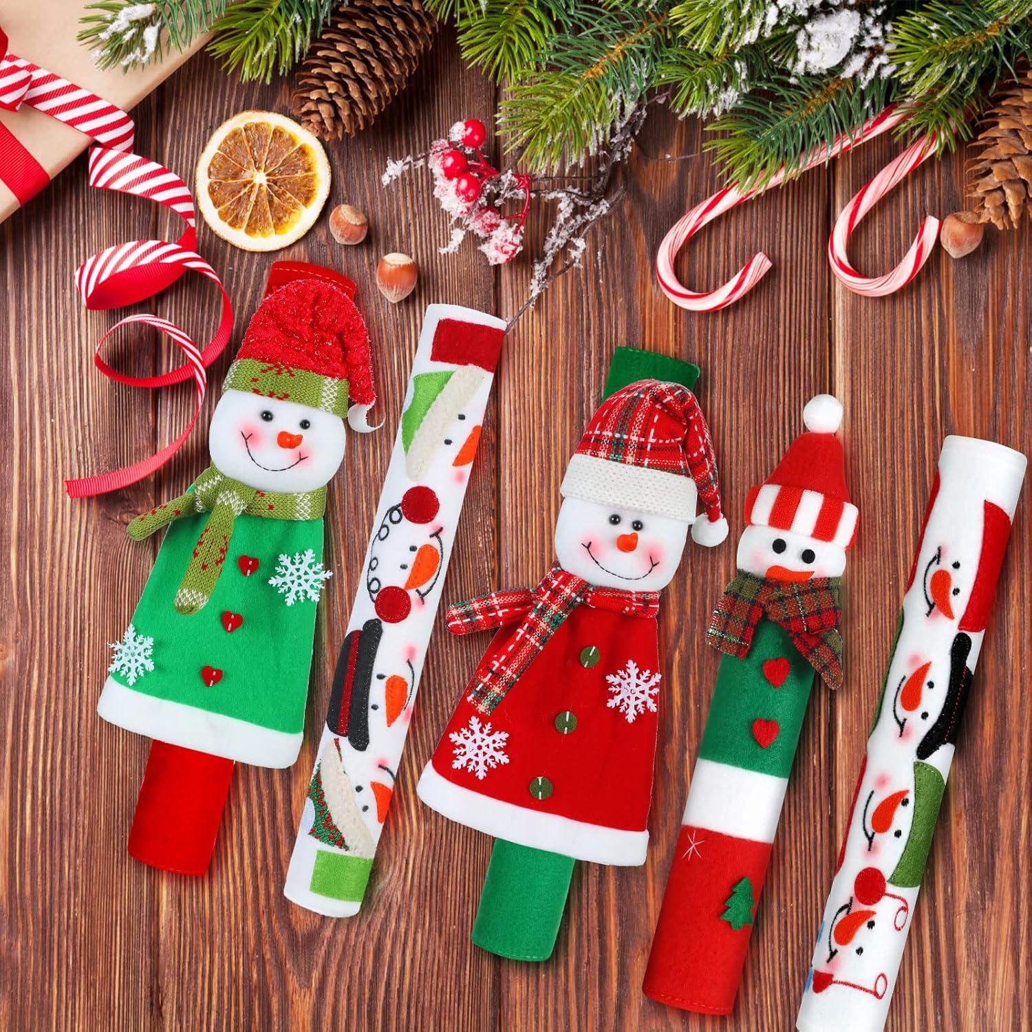 Conjunto de 7 Cubiertas de Manija de Navidad Gejoy