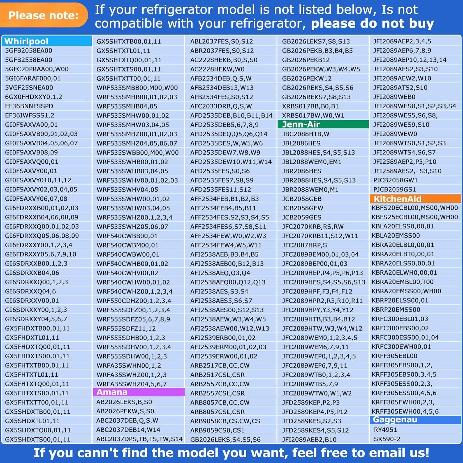 Cubierta de Puerta del Cajón de Despensa W10827015 Compatible