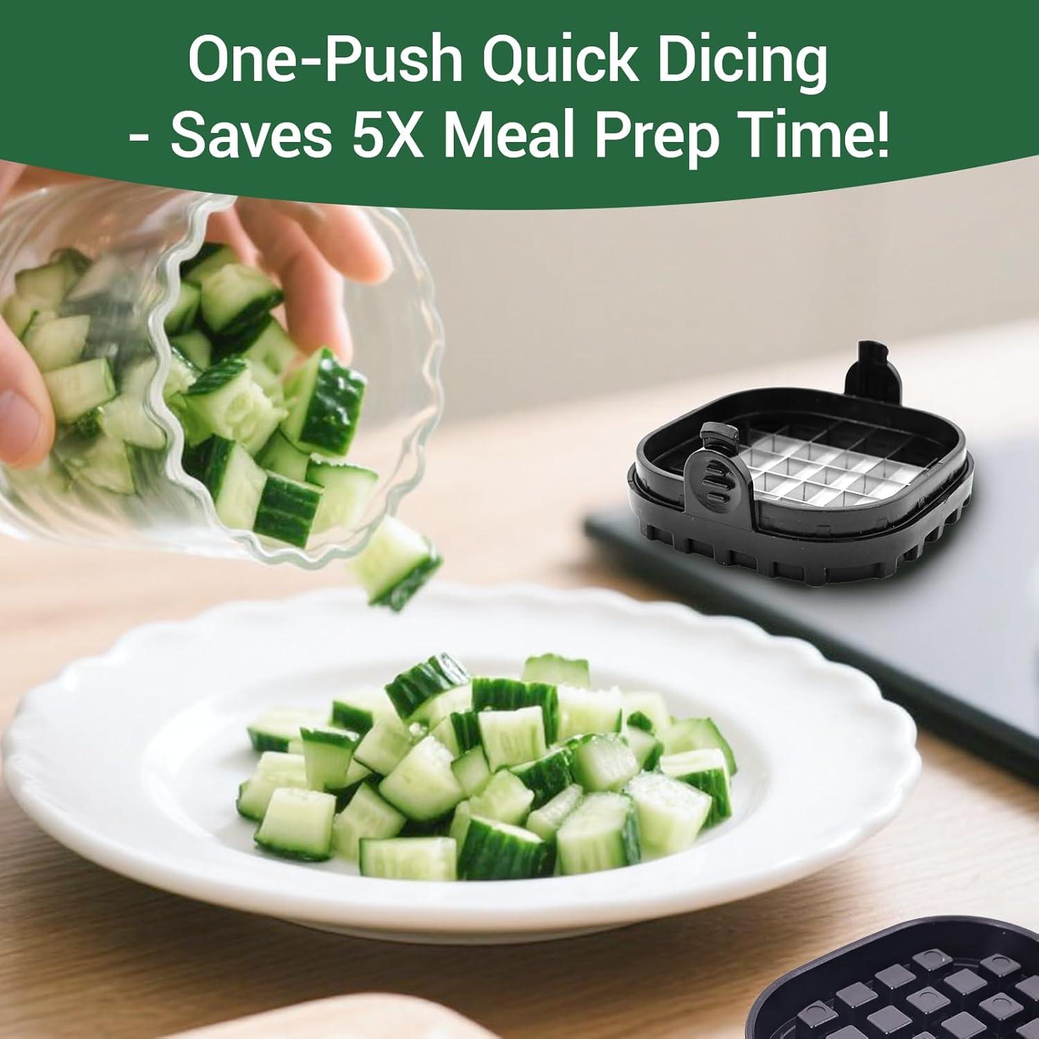 Cortador de Verduras LIVSGNISTA Mini Picador de Alimentos Negro