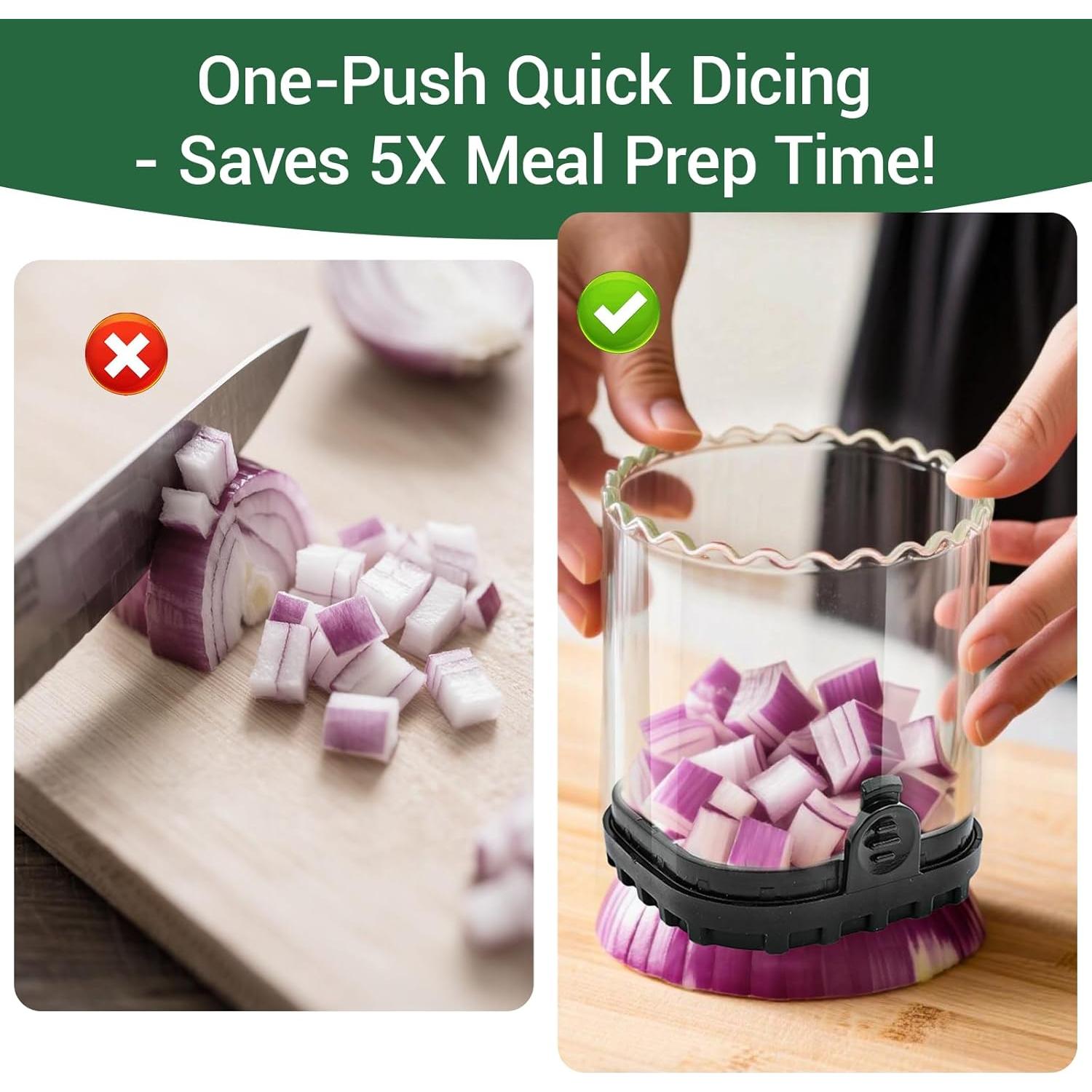 Cortador de Verduras LIVSGNISTA Mini Picador de Alimentos Negro