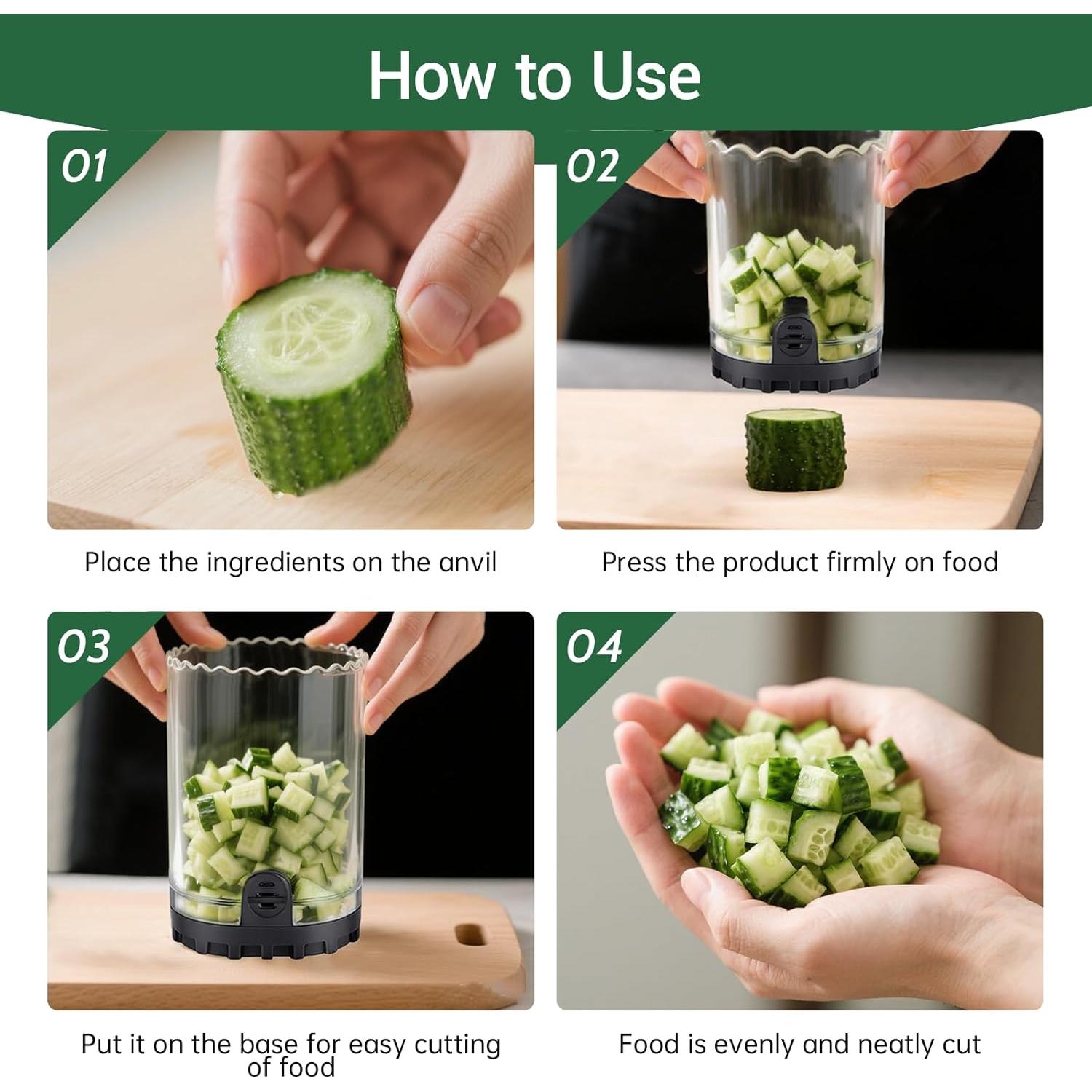 Cortador de Verduras LIVSGNISTA Mini Picador de Alimentos Negro