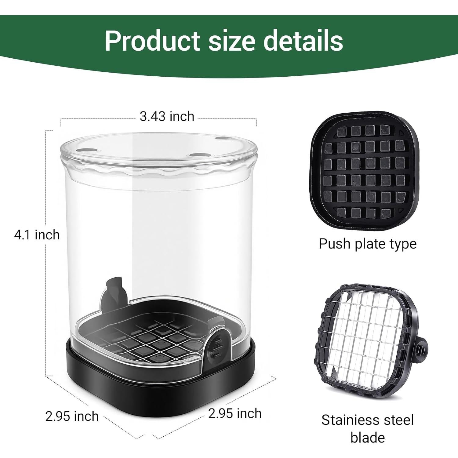 Cortador de Verduras LIVSGNISTA Mini Picador de Alimentos Negro