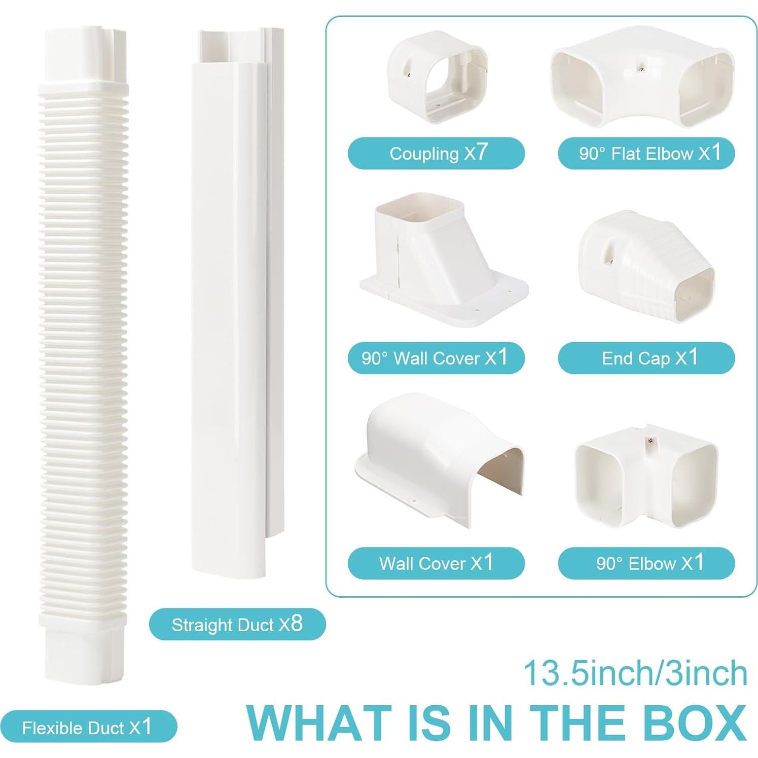 Cubierta de Línea Mini Split KLOLKUTTA 3" x 4.1 m PVC