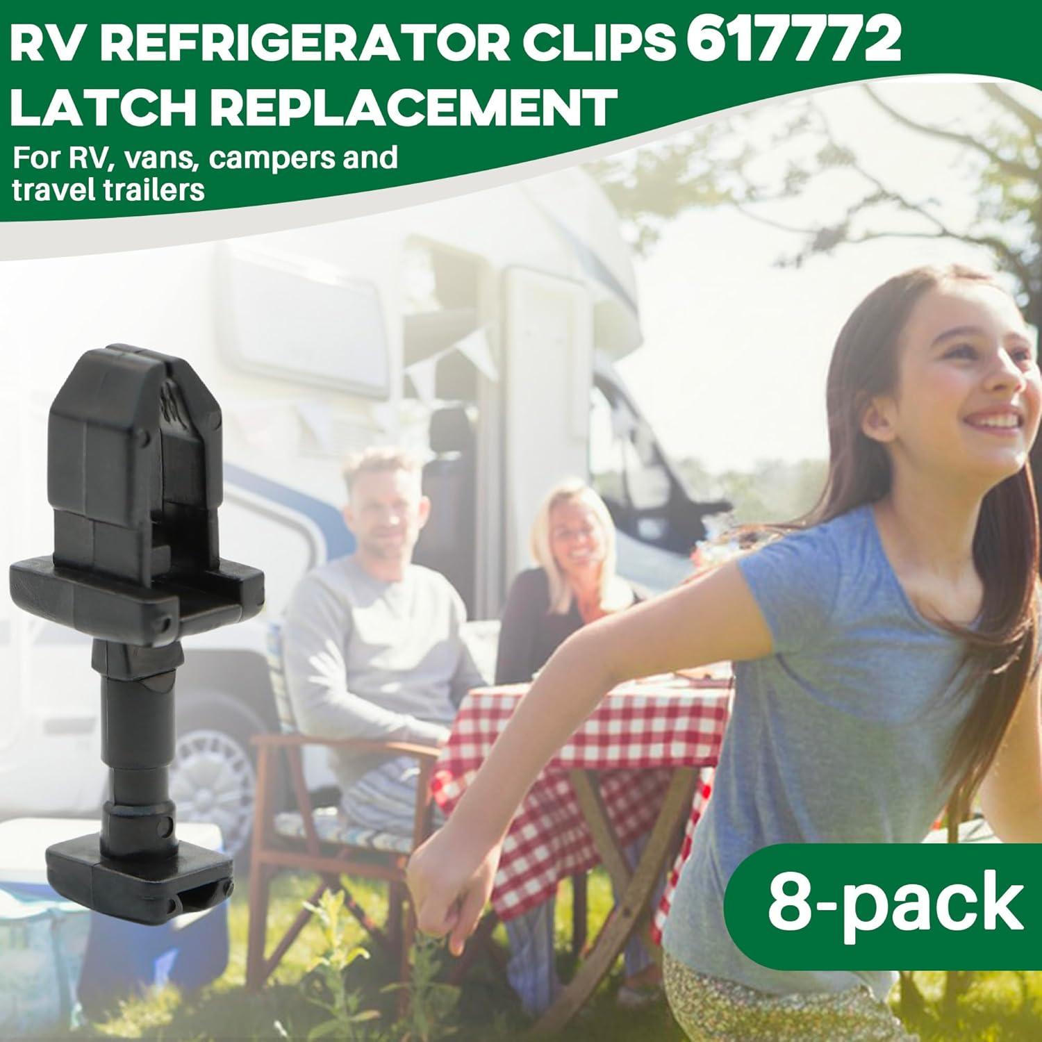 Clips de Ventilación para Refrigerador RV Terixe 617772 - Paquete de 8