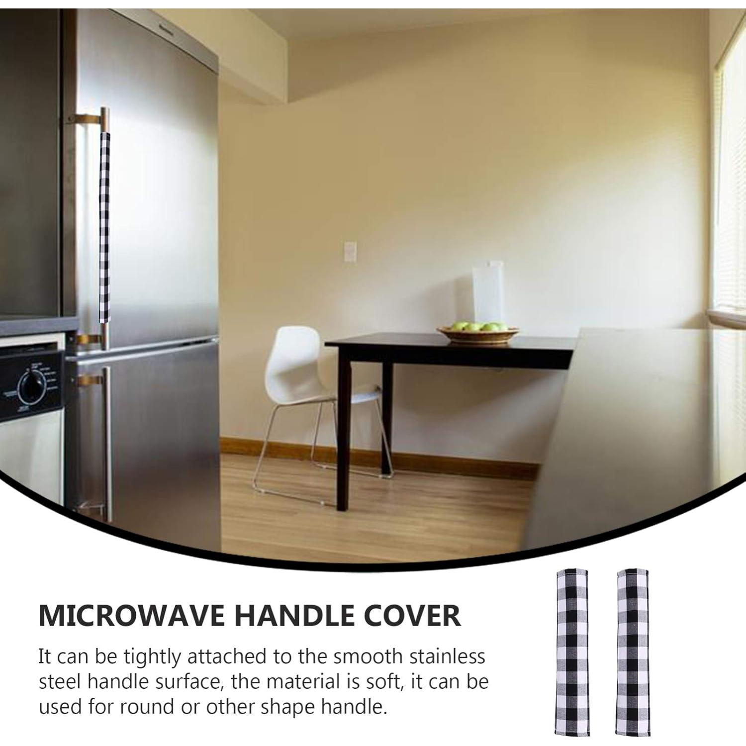 Cubiertas de Mango de Puerta de Refrigerador SOLUSTRE 4 Pcs Clásico