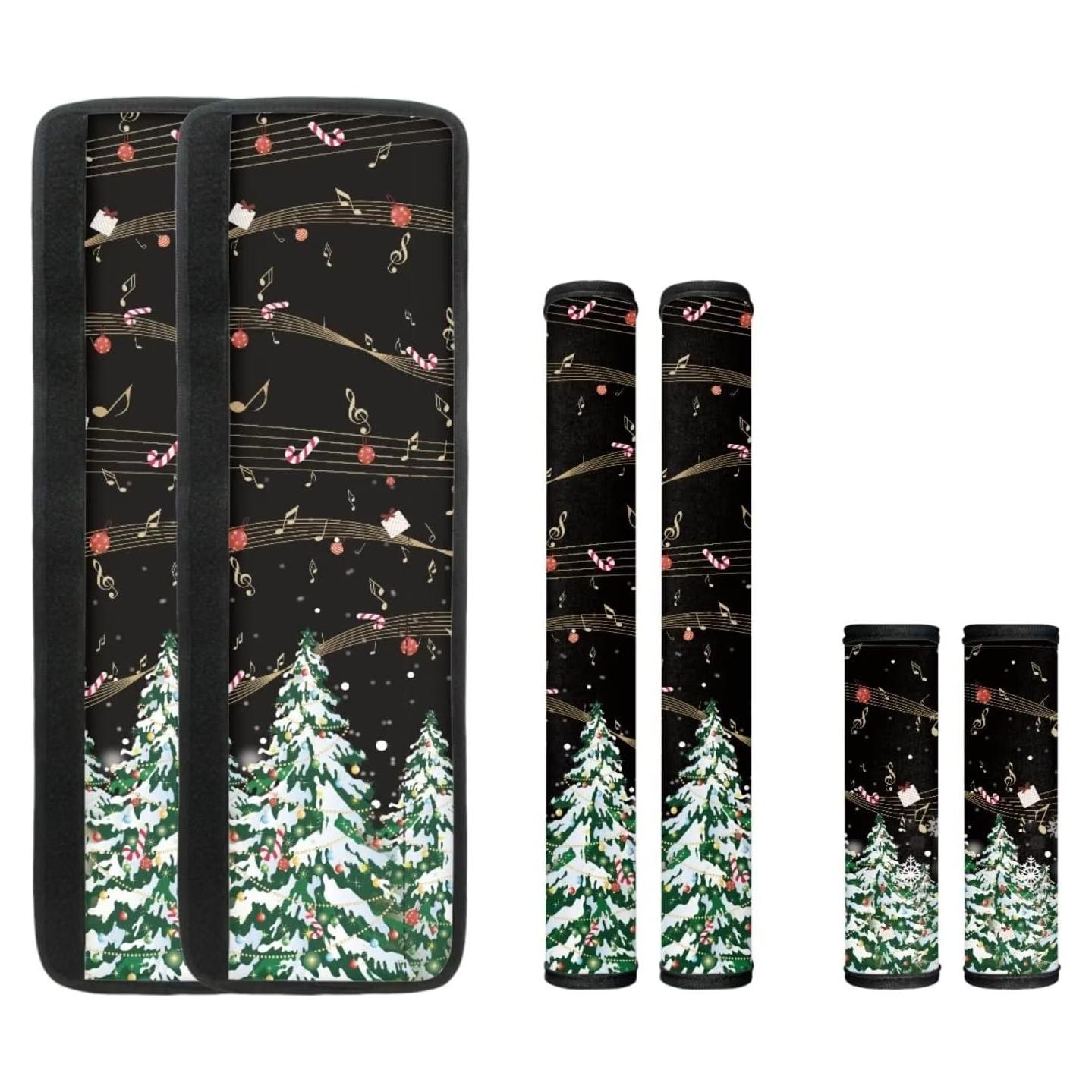 Cubiertas de Manijas de Refrigerador Biyejit - Juego de 6, Navidad