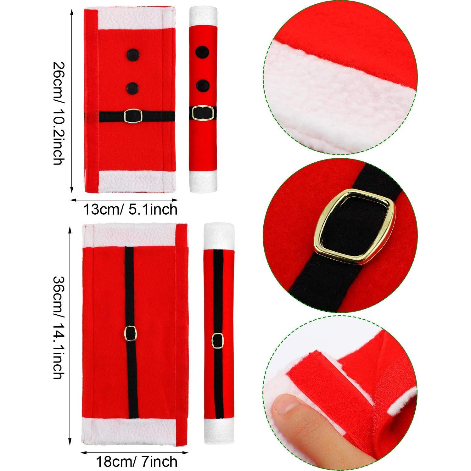 6 Fundas para Manijas de Refrigerador Boao Navidad Cinturones