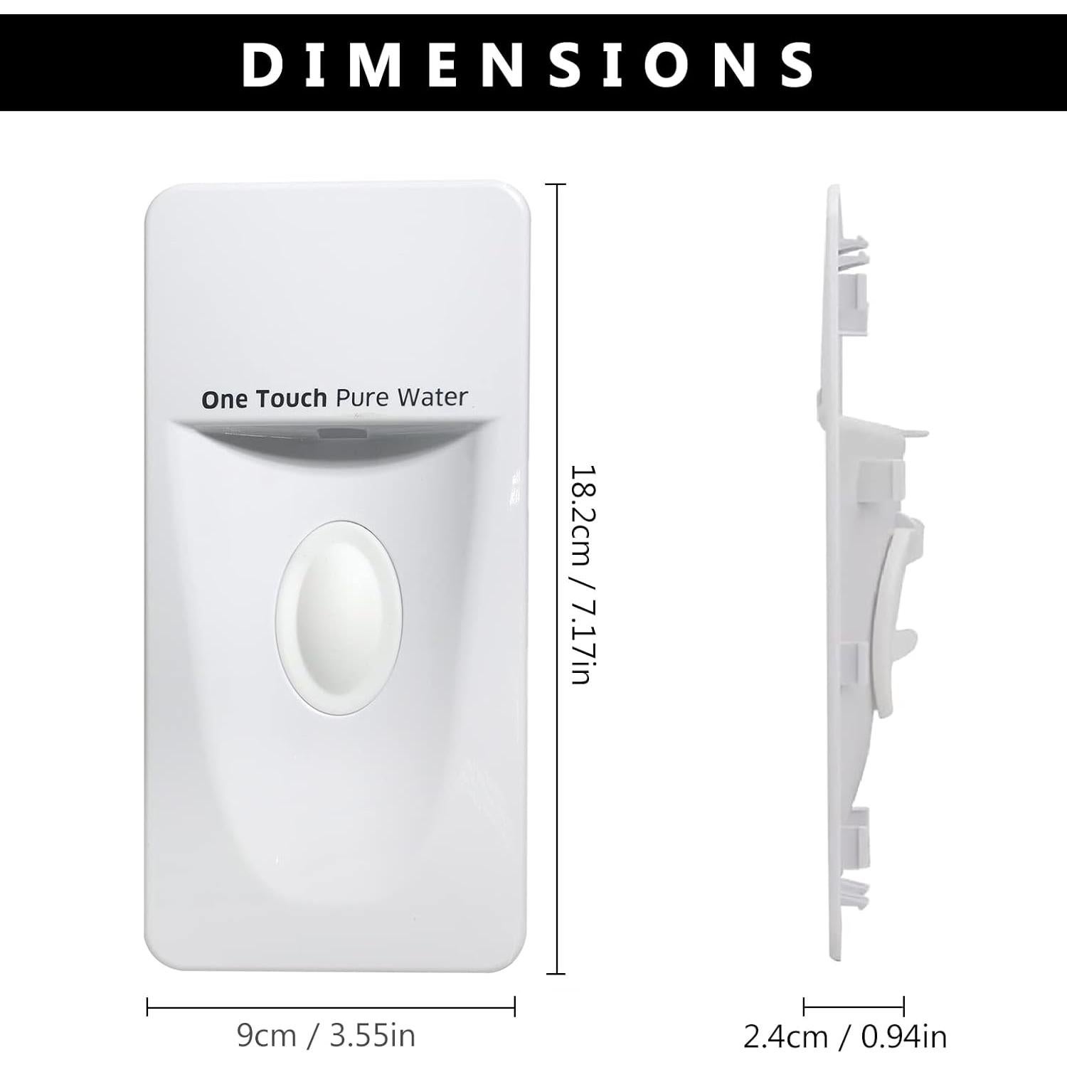 Cubierta de Dispensador de Agua UPTTHOW DA97-12942A Compatible