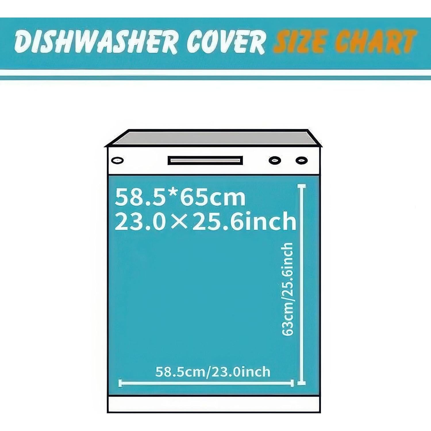 Cubierta Magnética para Lavavajillas BlissYard Pollo 58x66 cm