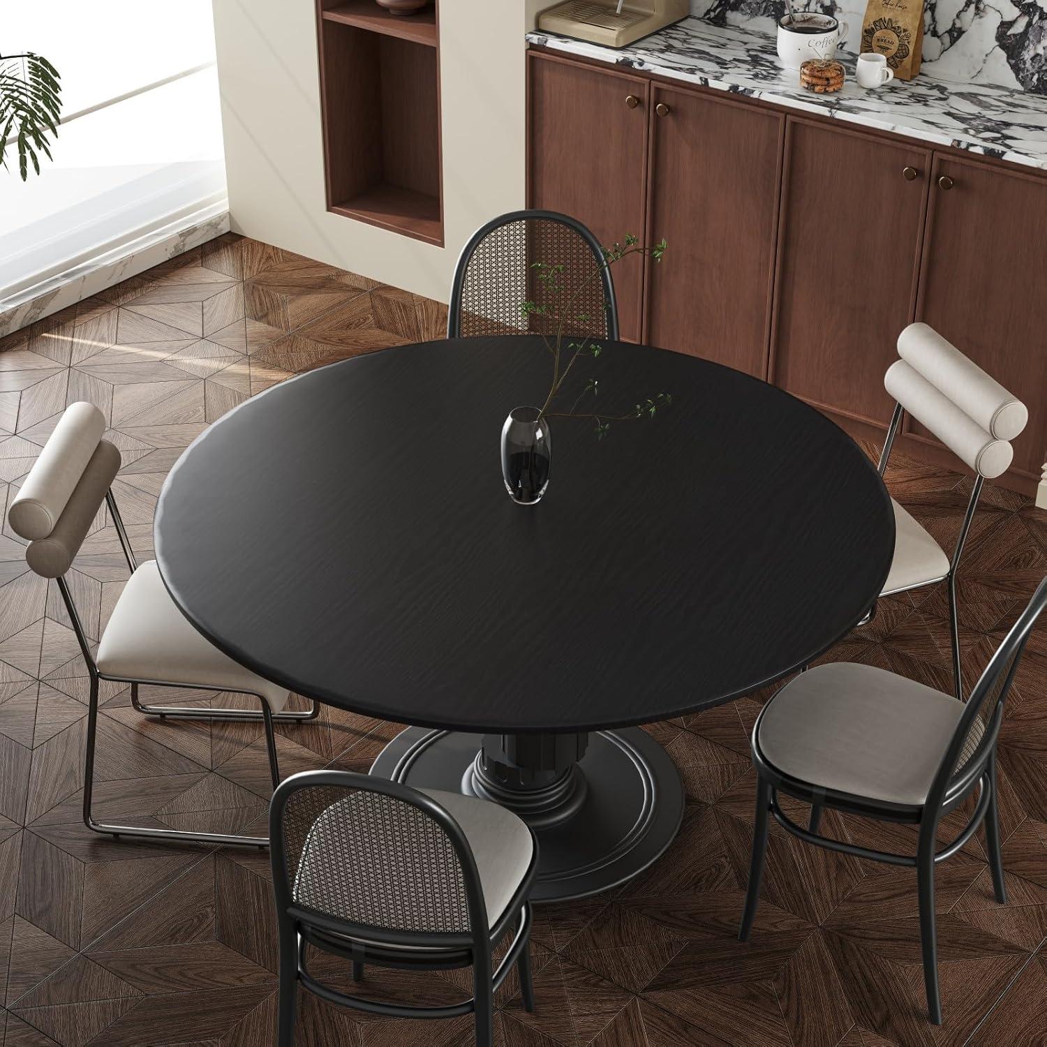 Papel Tapiz Autoadhesivo Abyssaly Madera Negra 30x200 cm