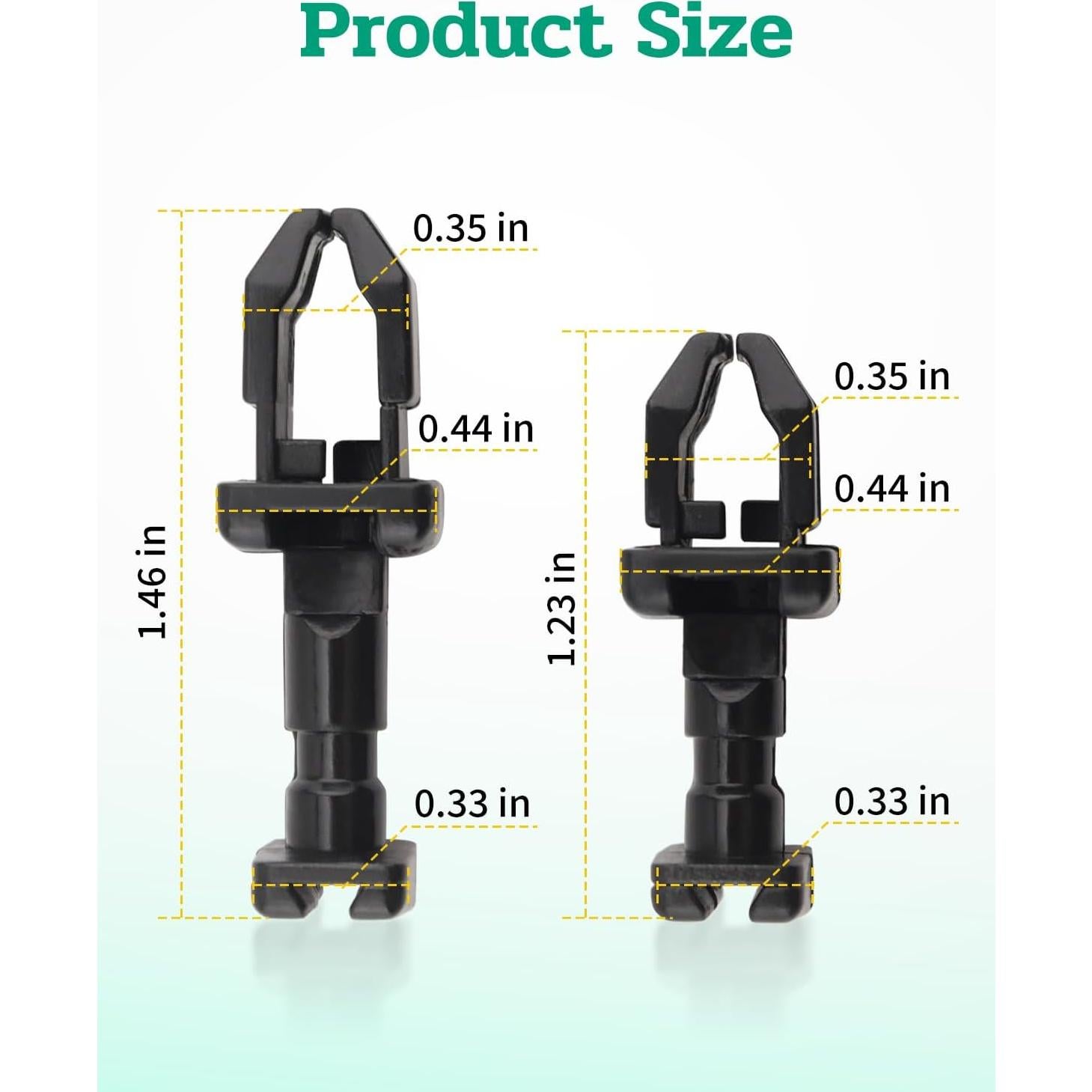 Kit de cierres de ventilación para refrigerador RV Vudajuley E377 - Paquete de 4