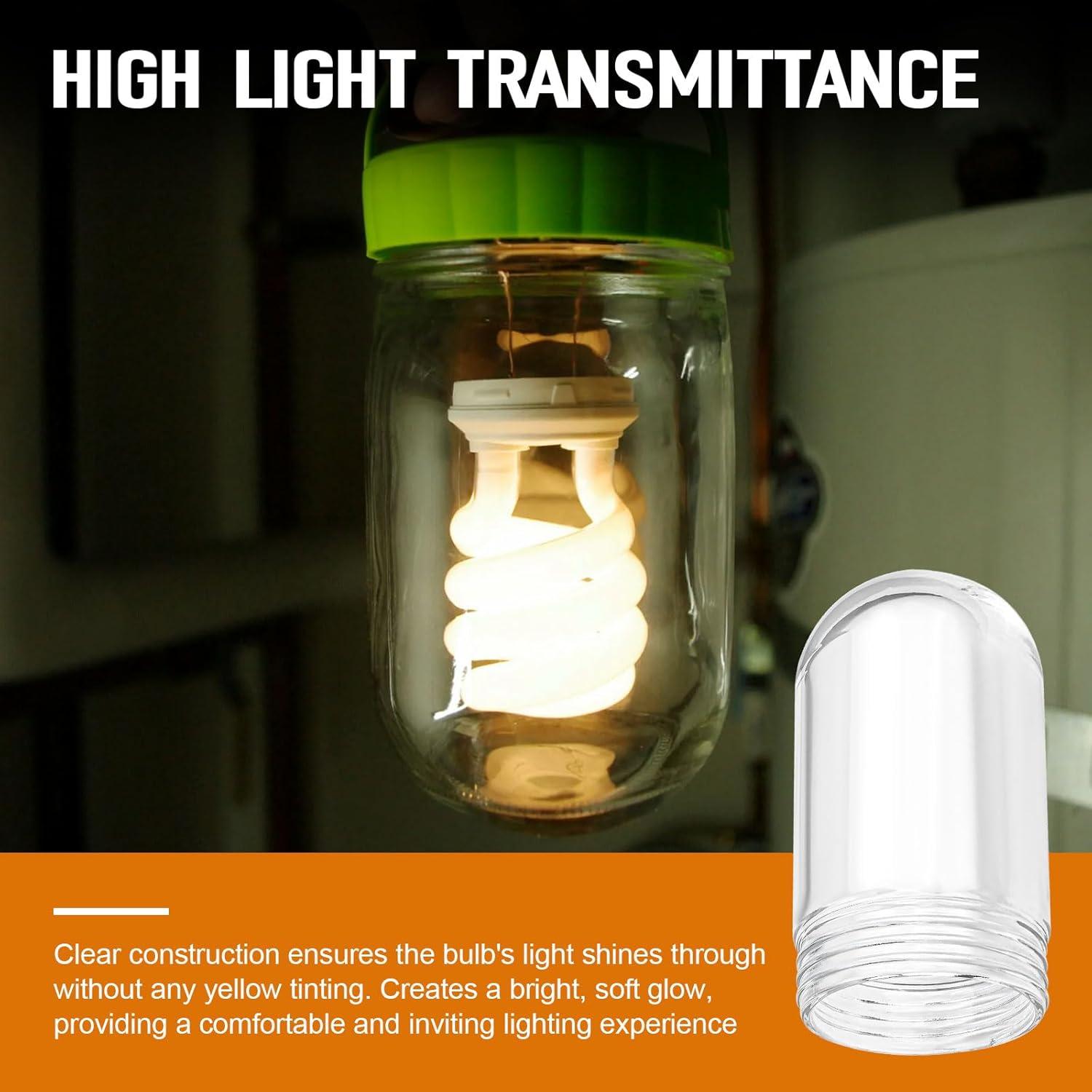 Cubierta de bombilla de vidrio ERETOW L10-X007 a prueba de roturas