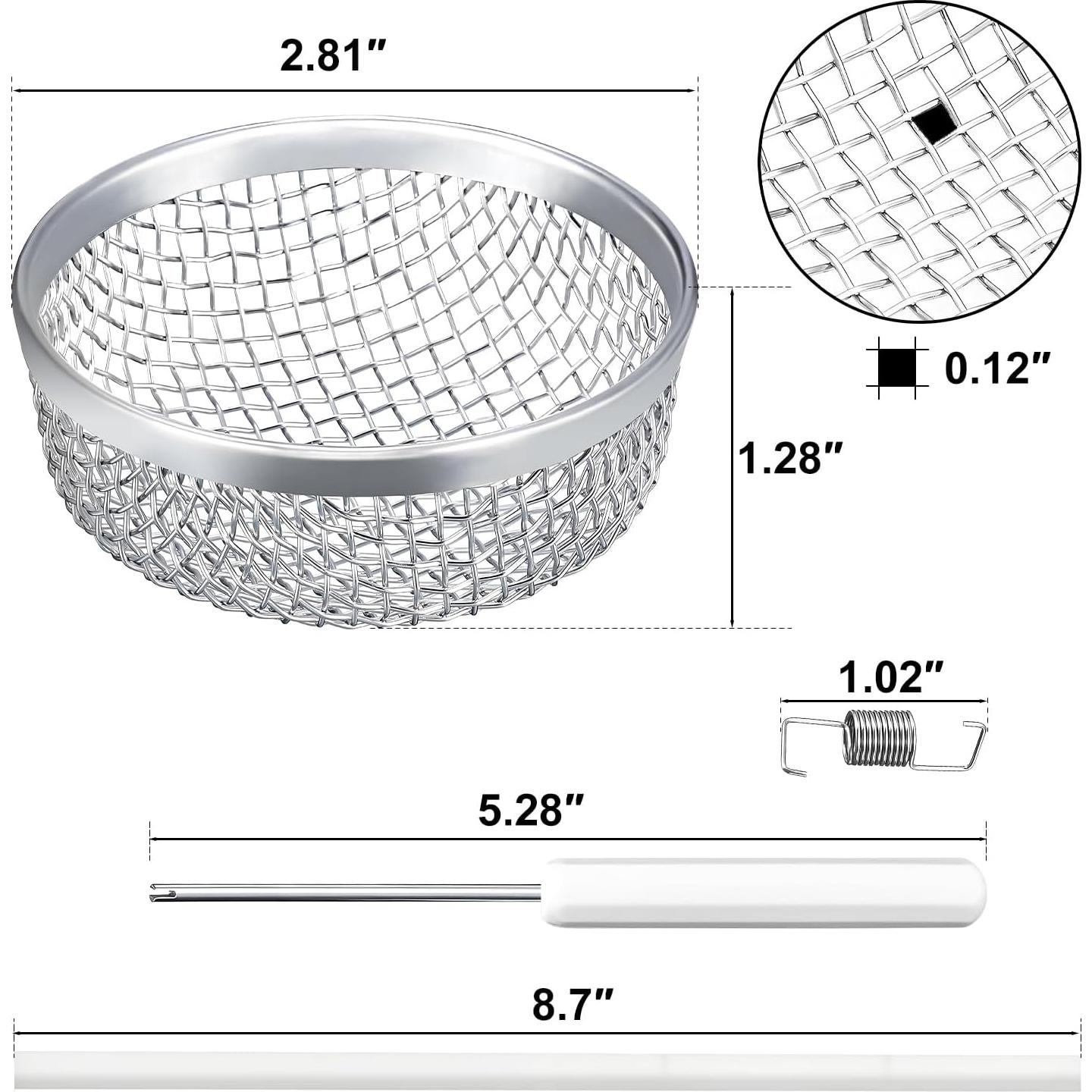 Cubierta de Ventilación de Horno Donext, Paquete de 2, Acero Inoxidable