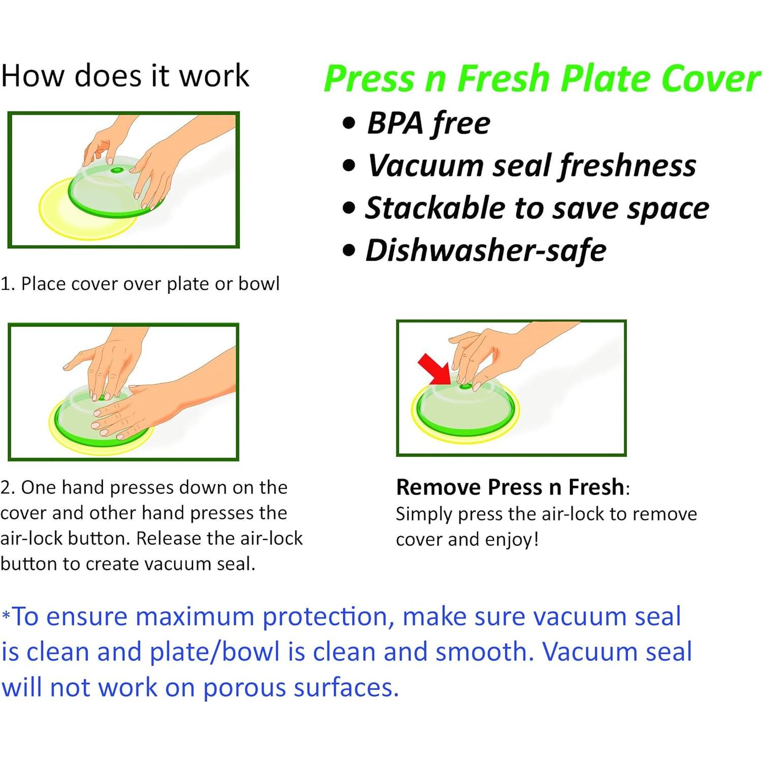 Tapa Selladora al Vacío CYBERTECH Verde 22.86x17.78 cm