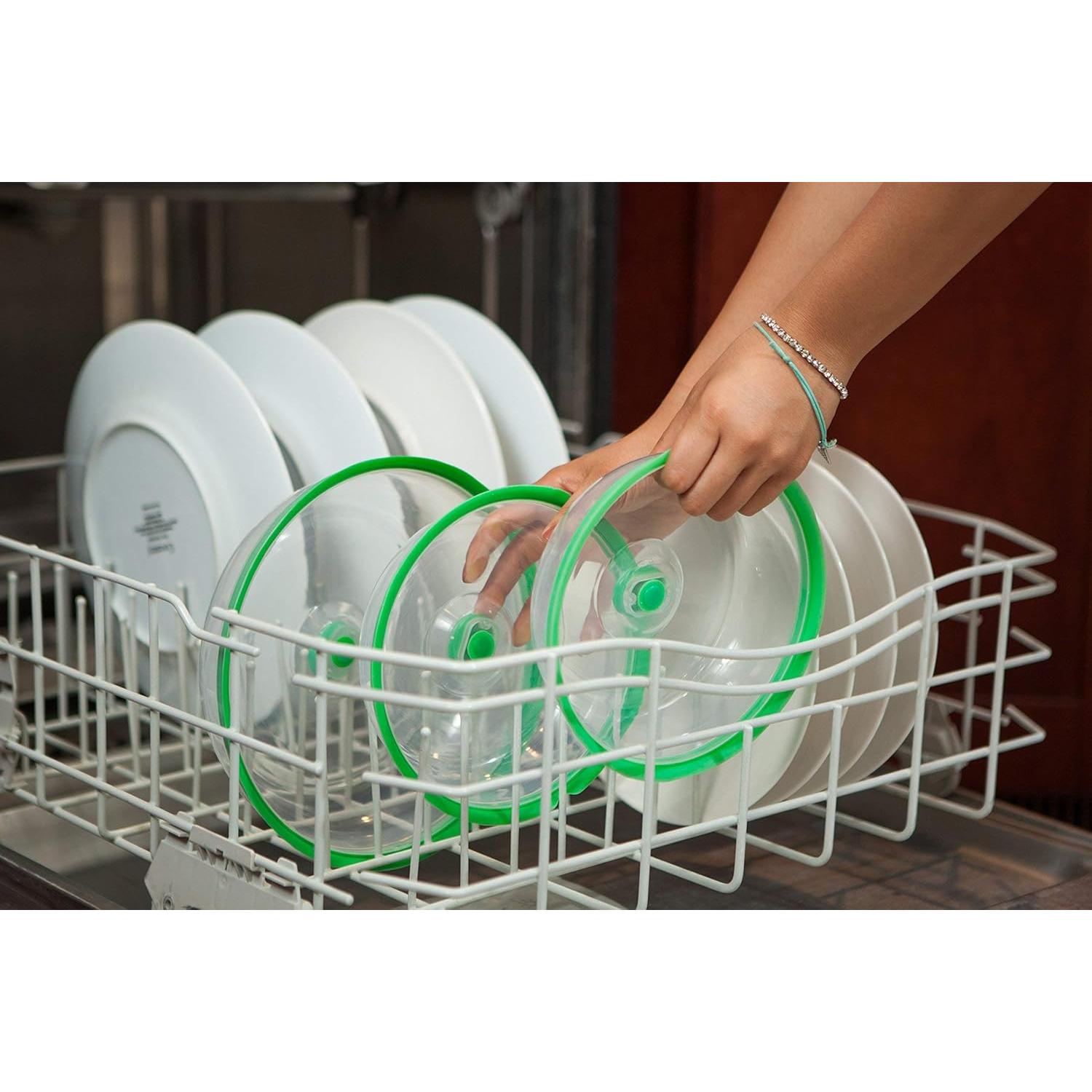 Tapa Selladora al Vacío CYBERTECH Verde 22.86x17.78 cm