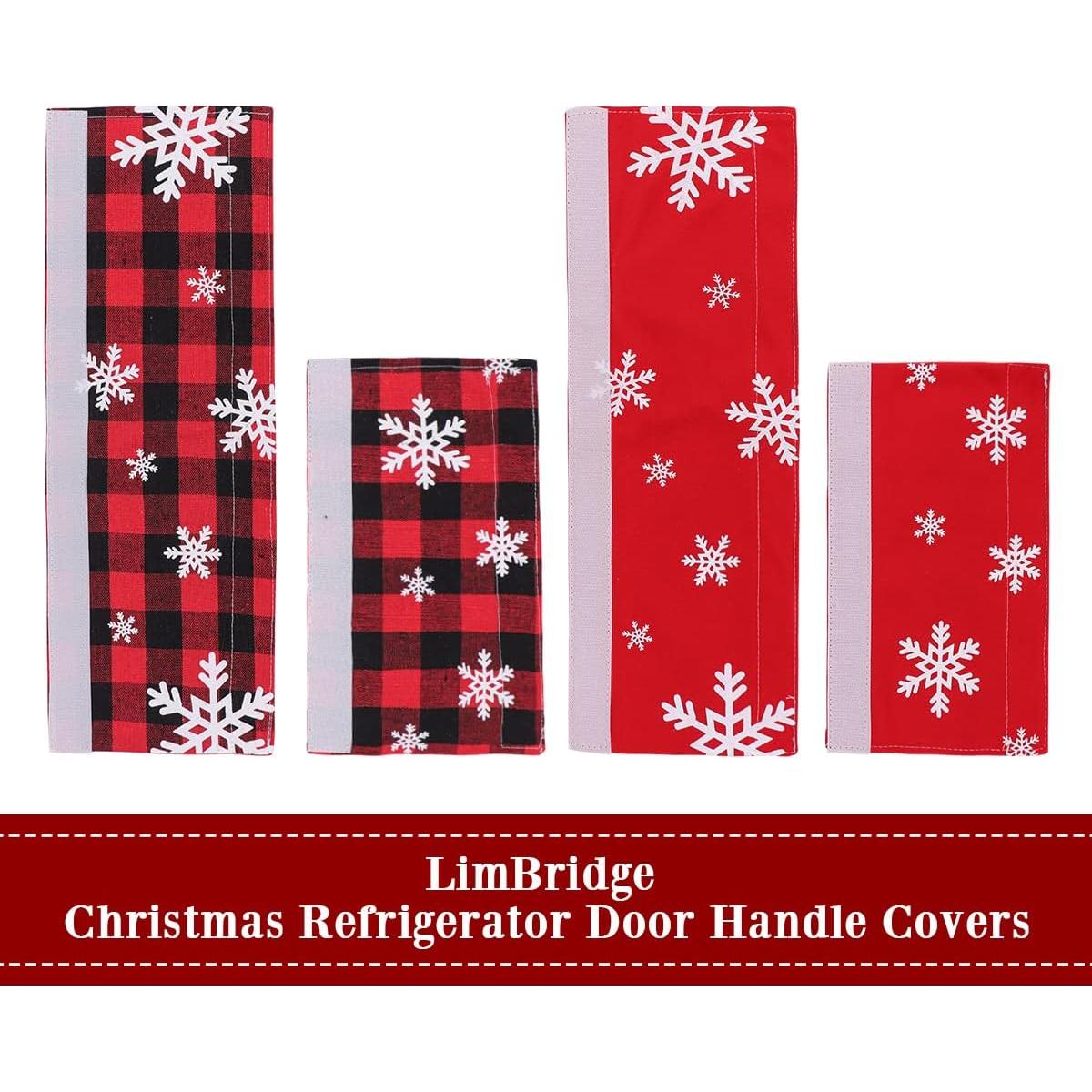 Cubiertas de Mango de Refrigerador Navidad LimBridge 8p