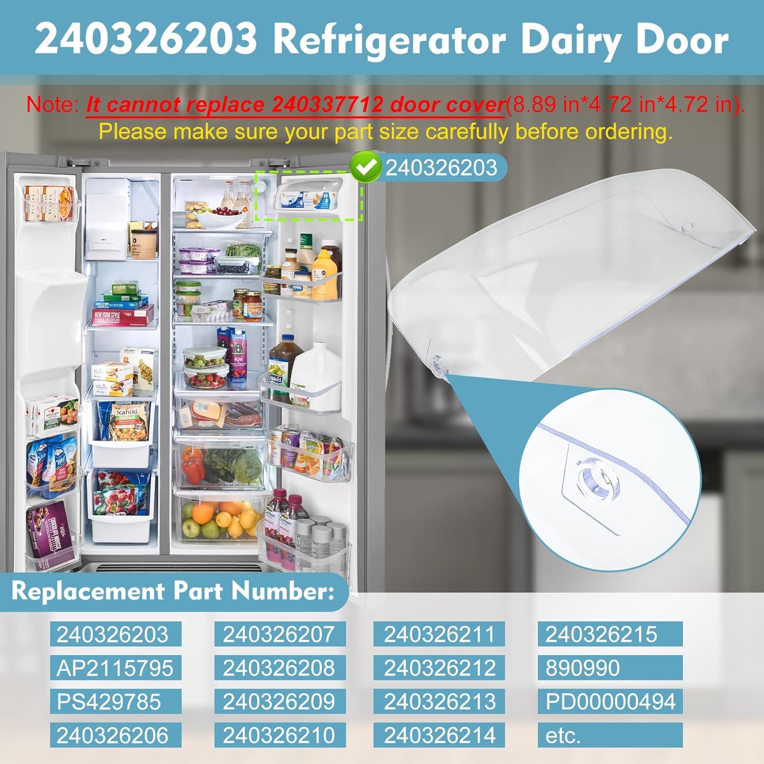 Puerta de Lácteos Garsoo 240326203 para Refrigeradores Frigidaire