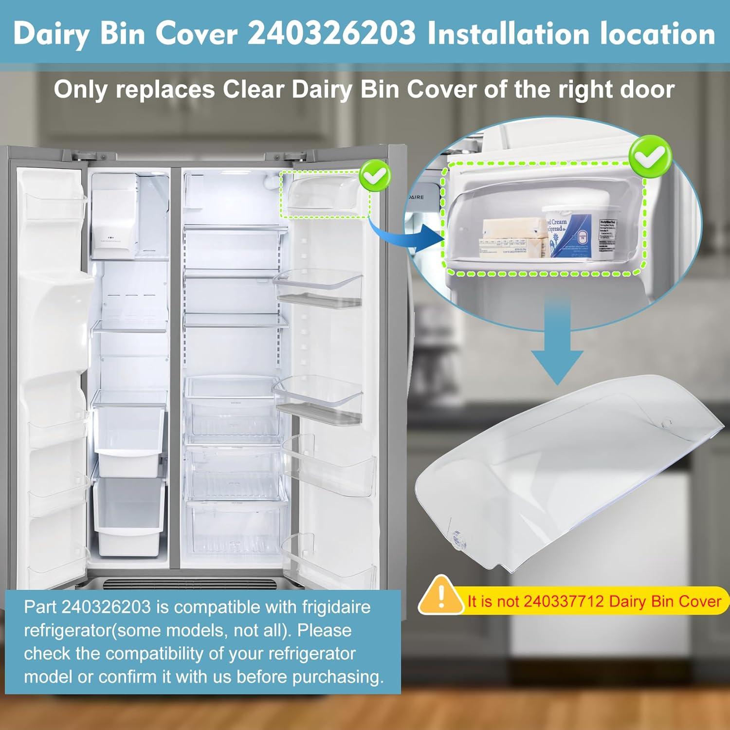 Puerta de Lácteos Garsoo 240326203 para Refrigeradores Frigidaire