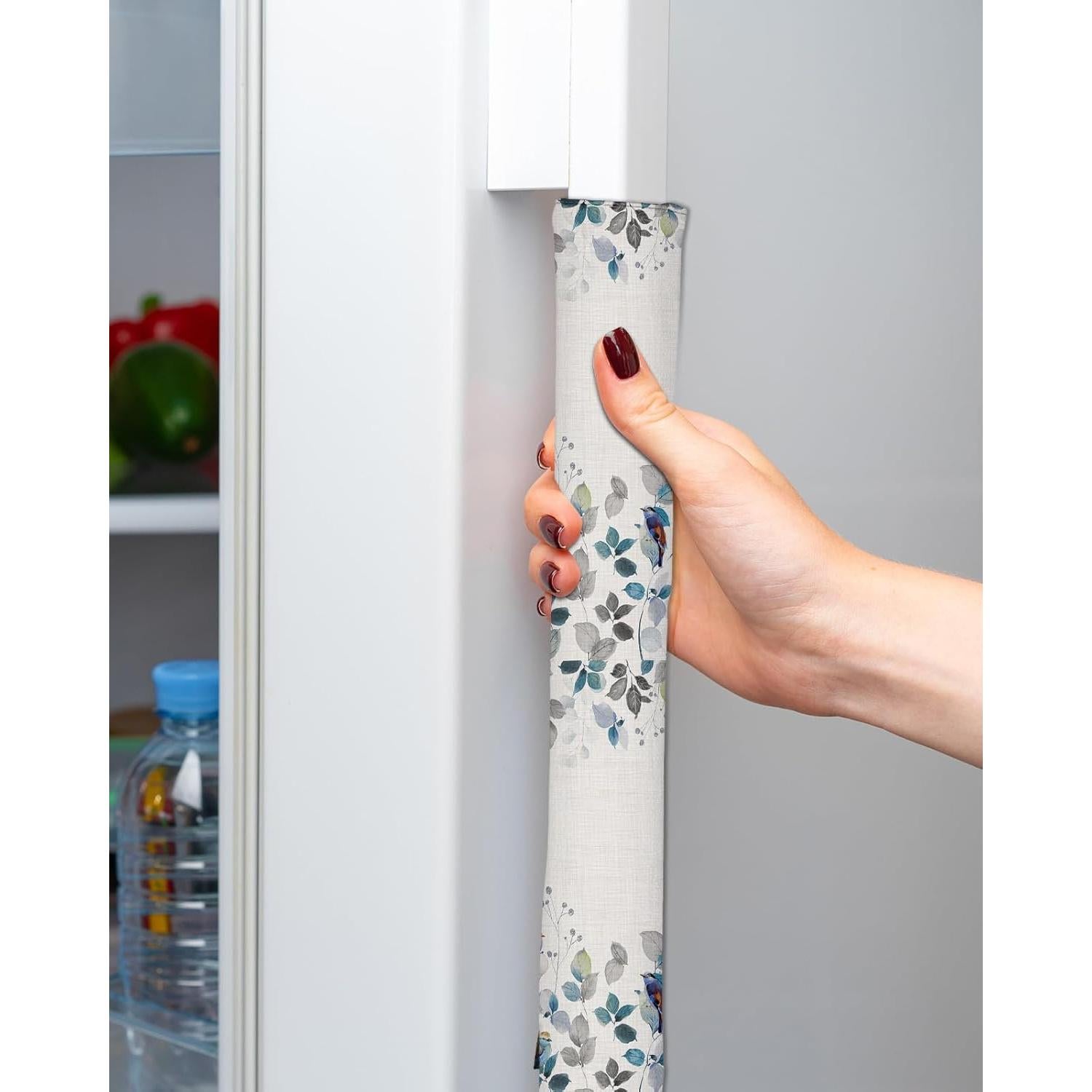 Cubiertas de Manijas de Refrigerador Homechoid Juego de 2 Azul