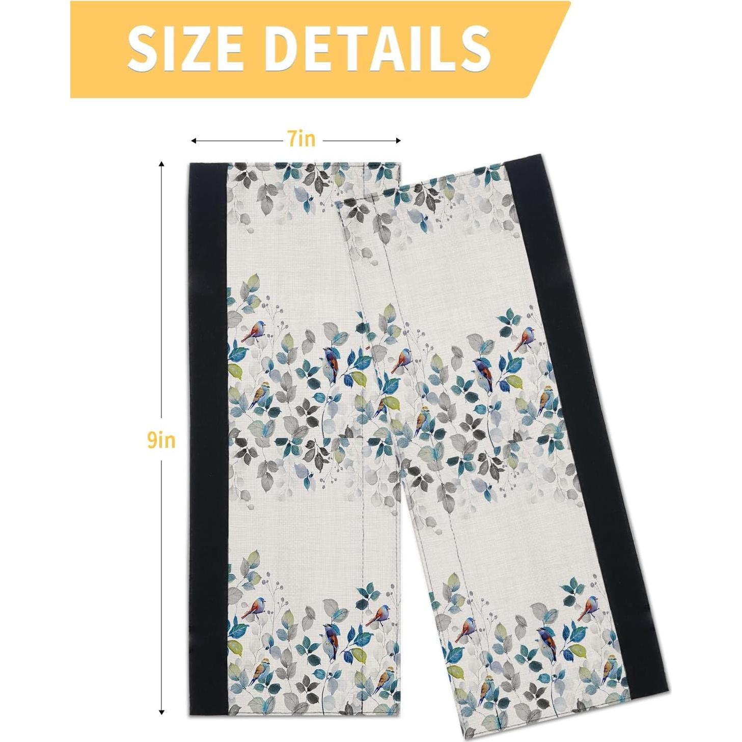 Cubiertas de Manijas de Refrigerador Homechoid Juego de 2 Azul