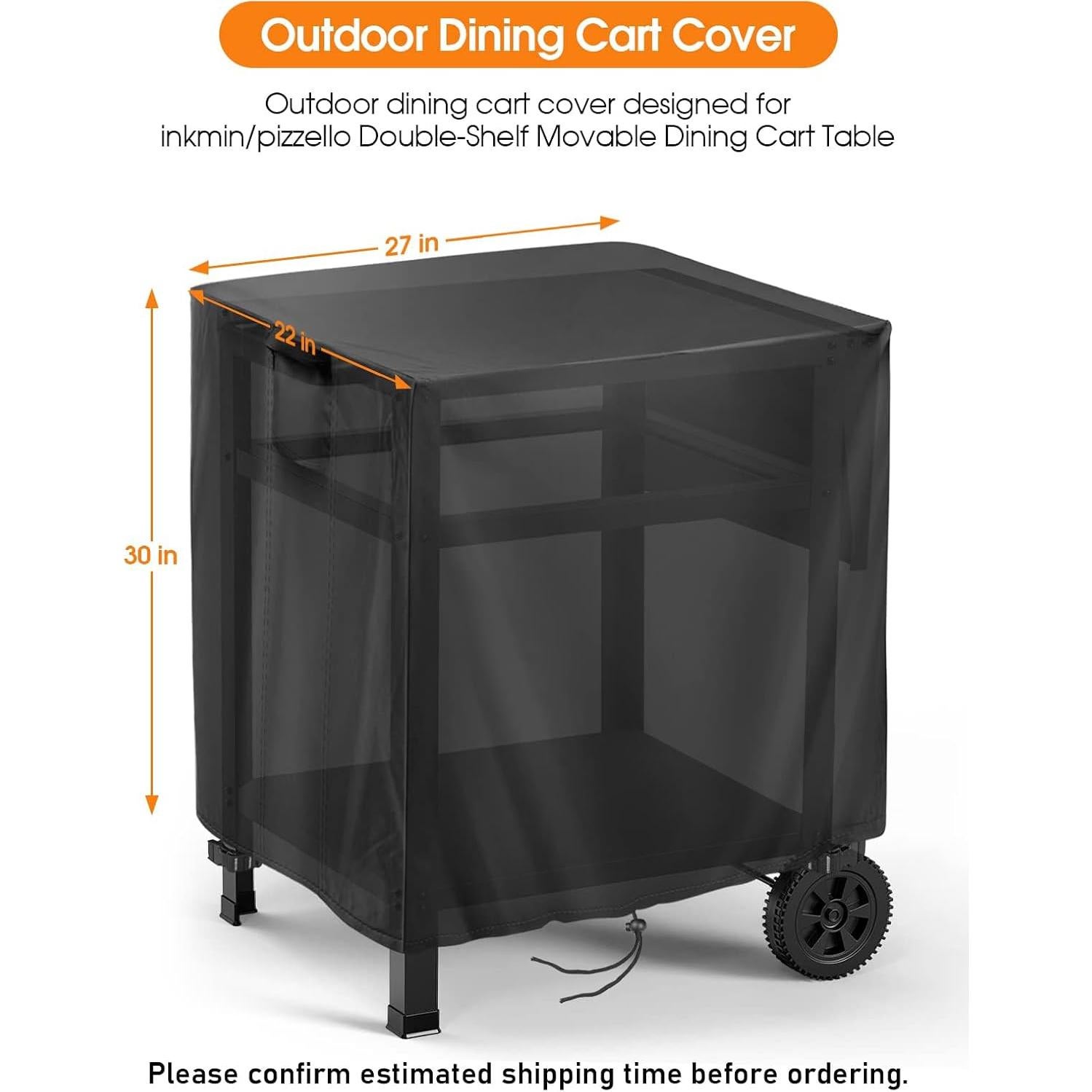 Cubierta Impermeable para Carro de Comedor Inkmin 68.6x55.9 cm