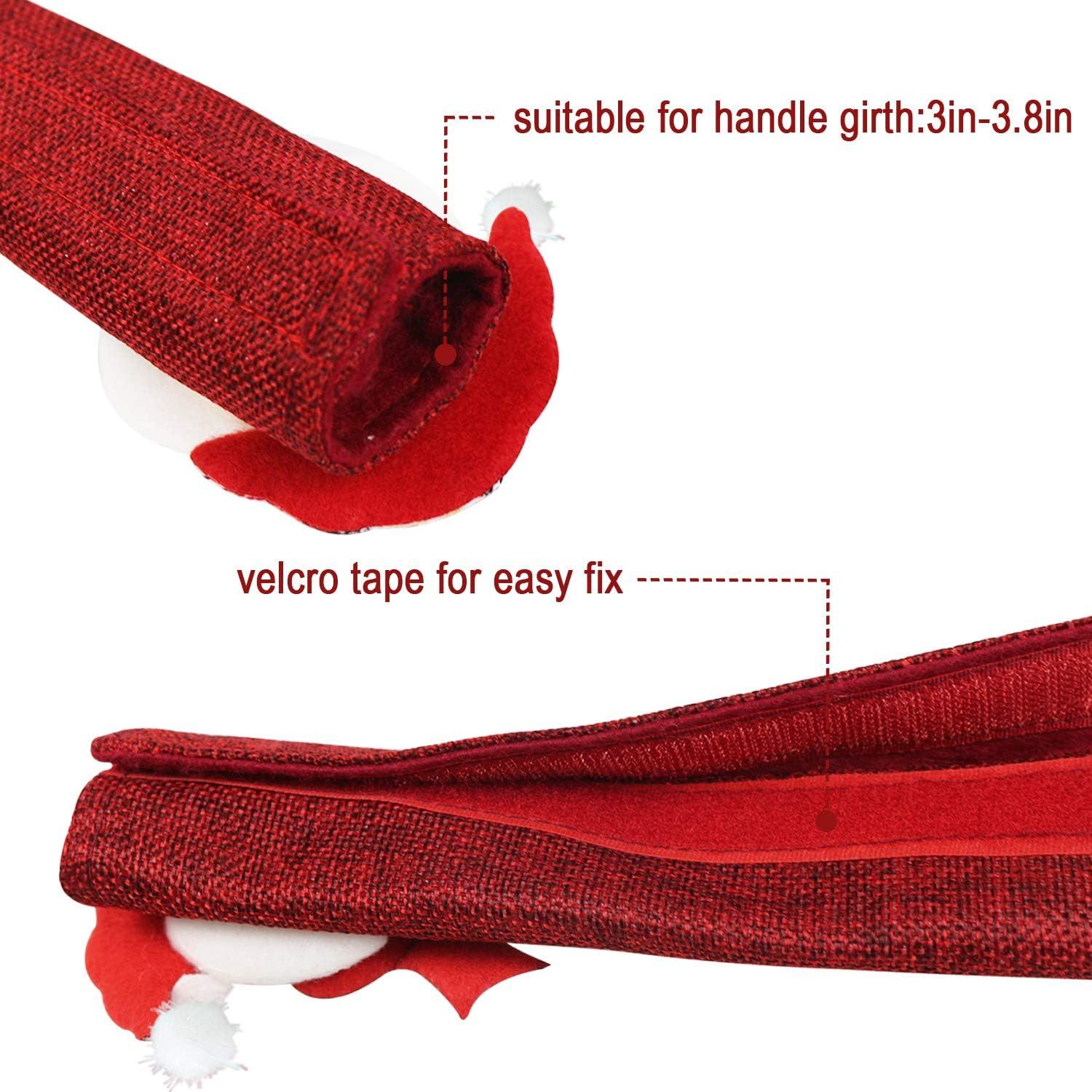 Cubiertas de Manijas de Refrigerador Mosoan Navidad 6 Pzas