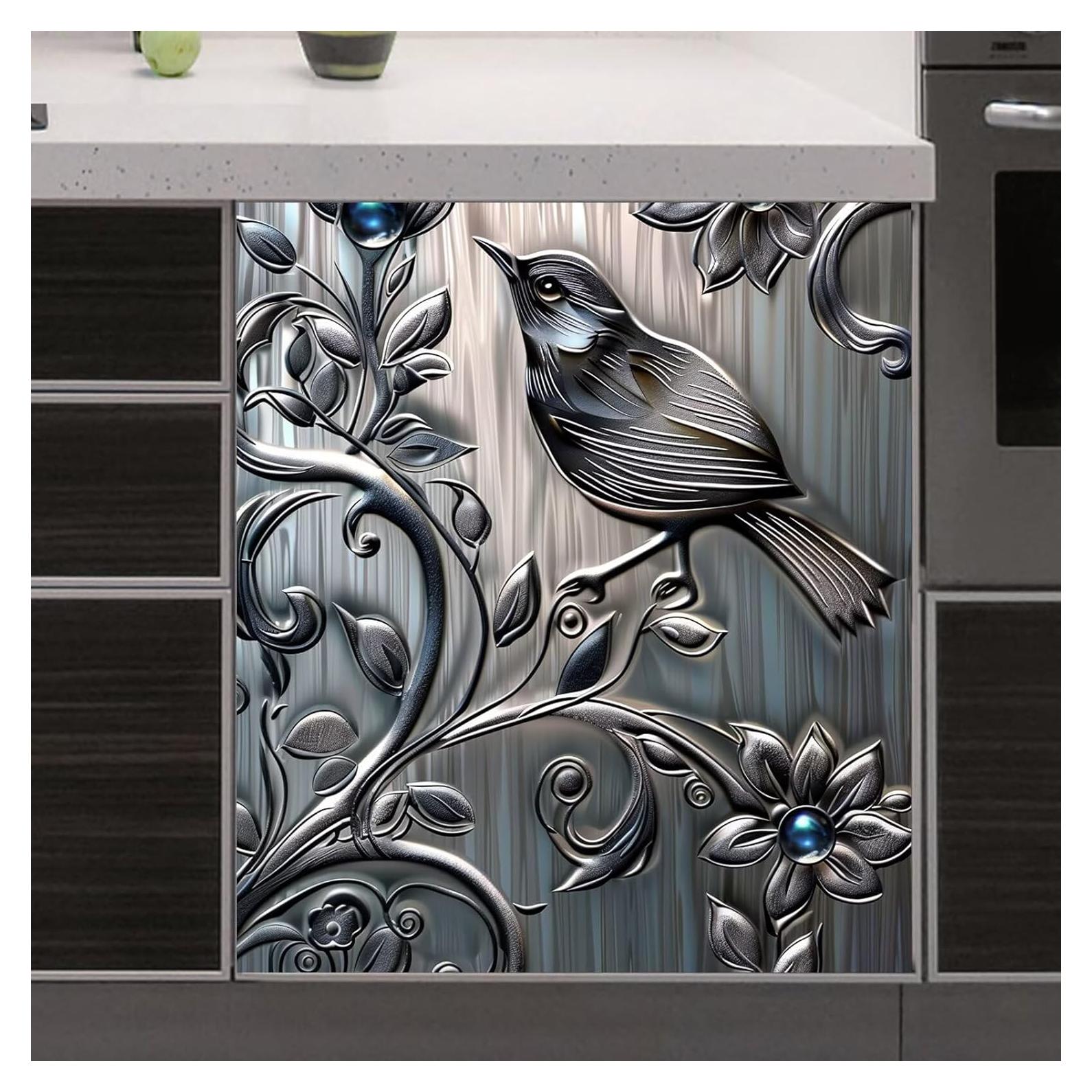 Cubierta Magnética RTHDG para Lavavajillas 58.4x66 cm Pájaro