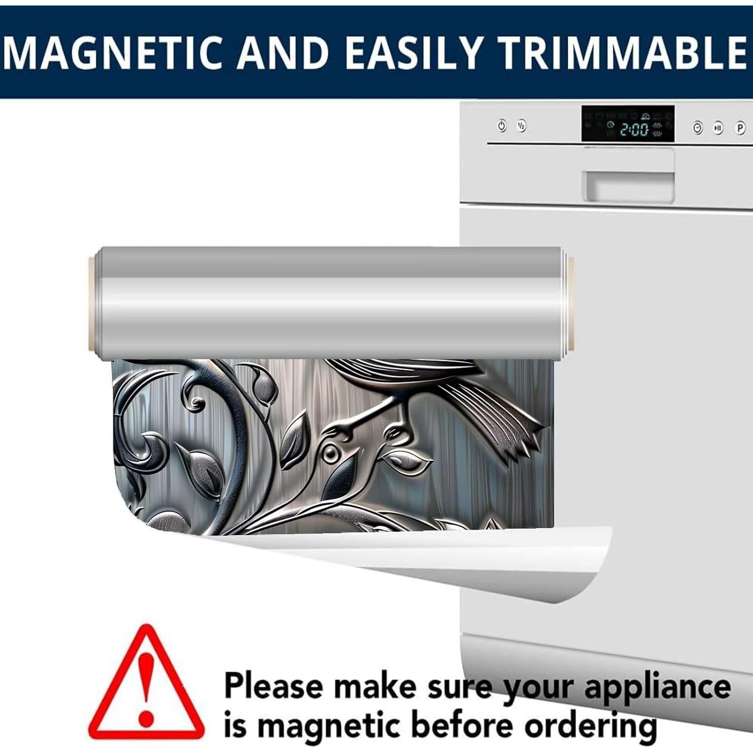 Cubierta Magnética RTHDG para Lavavajillas 58.4x66 cm Pájaro