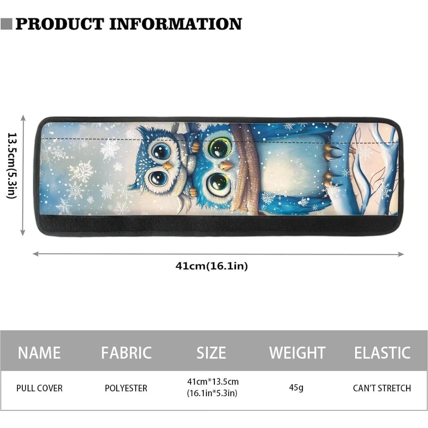 Juego de 2 fundas para manijas de refrigerador Suhoaziia - Diseño navideño